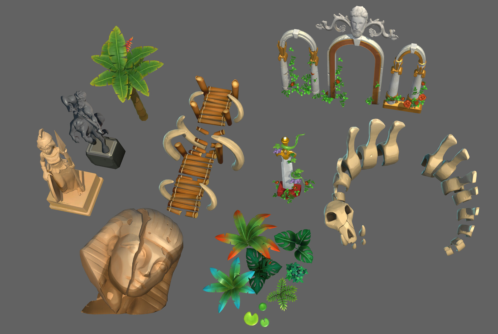 Some of the assets I worked on 