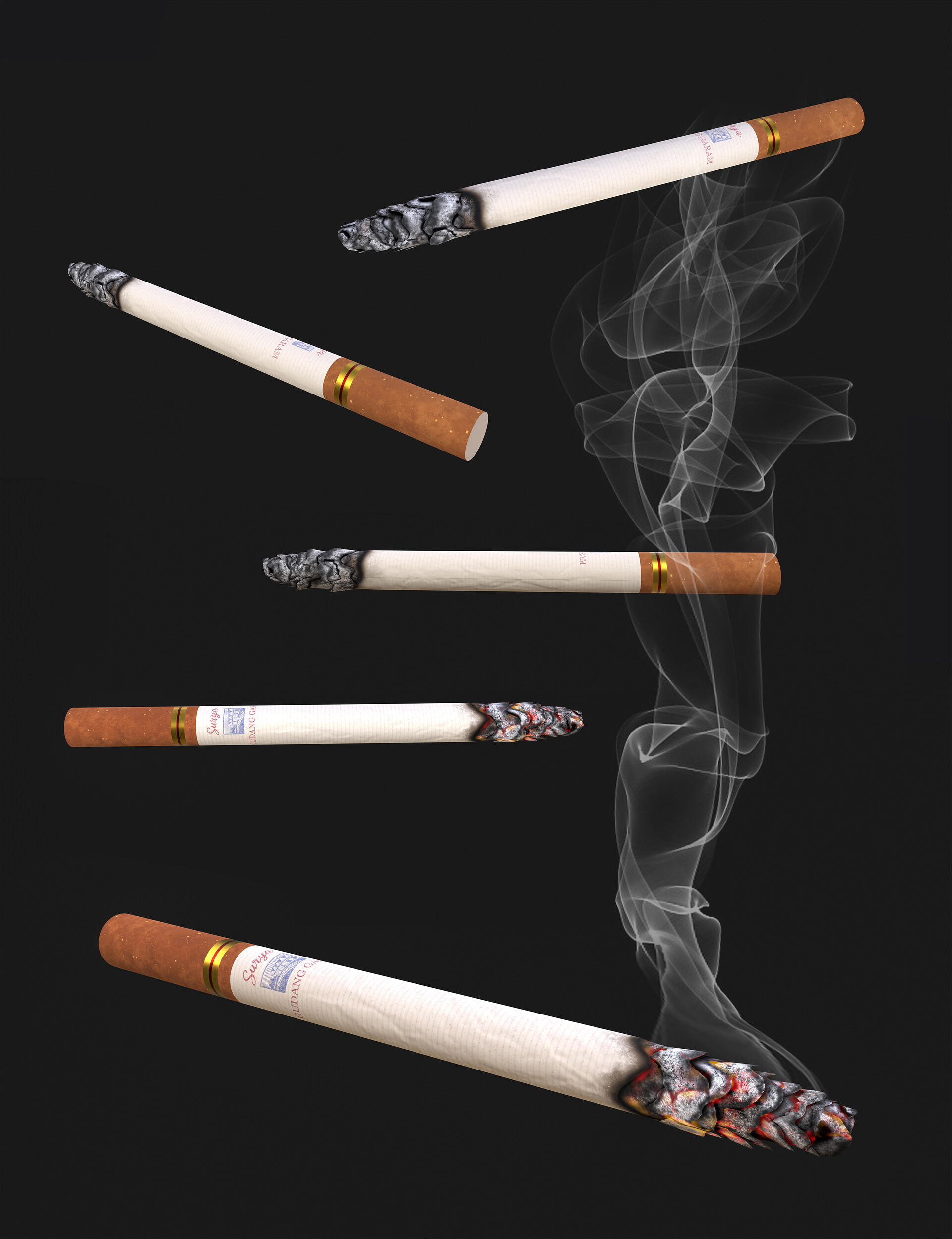 garam cigarette ArtStation