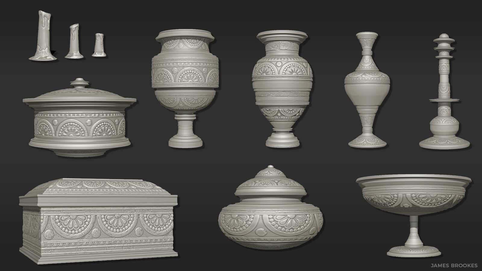 background props in ZBrush