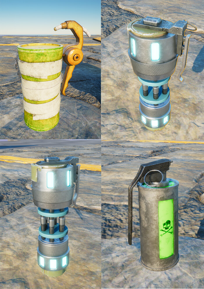 Assorted Grenades for Ark ASA