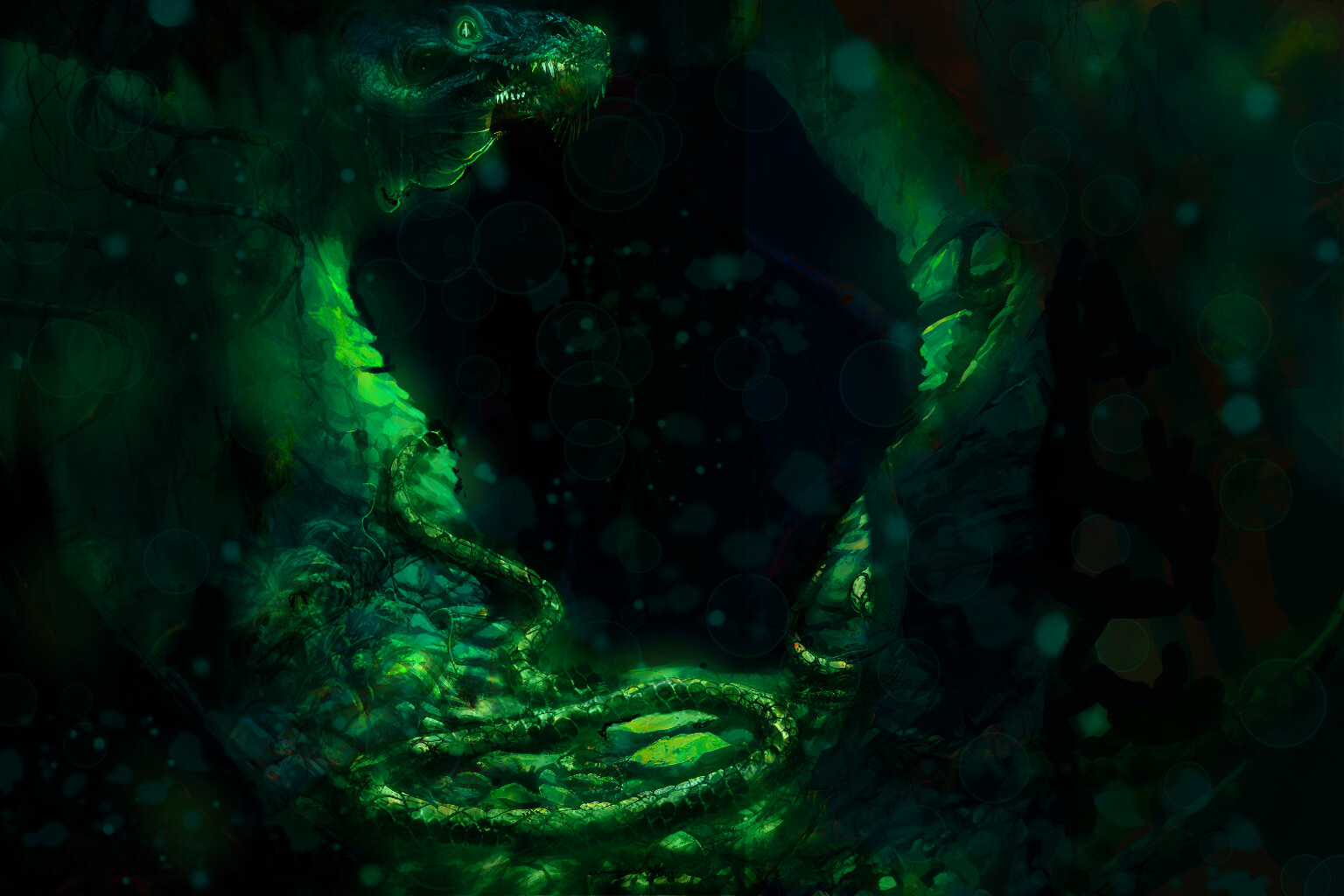 The Living Serpent Cave