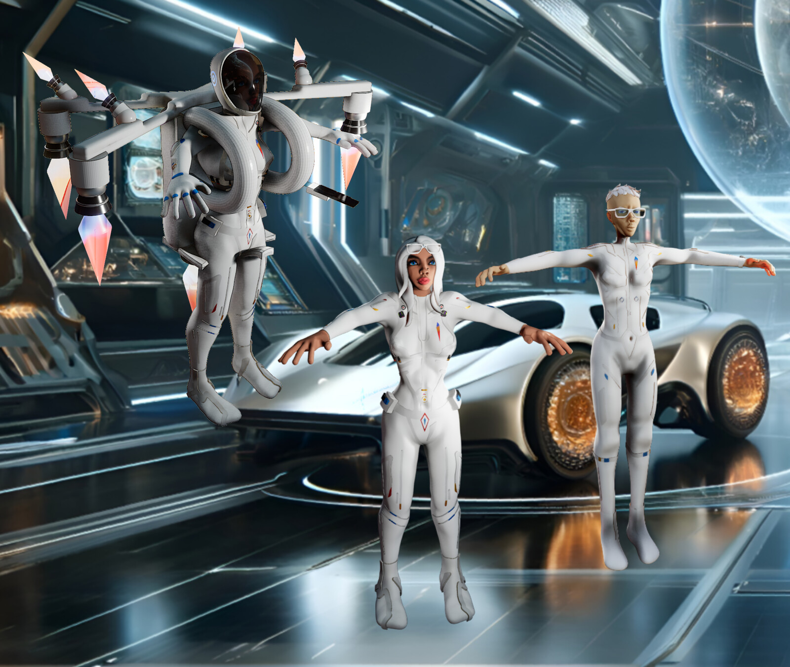 Radical Deepscale LLC Space Suits 