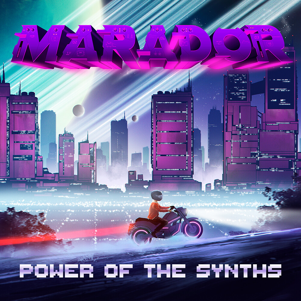 [Commission] Power of the Synths Album Cover
