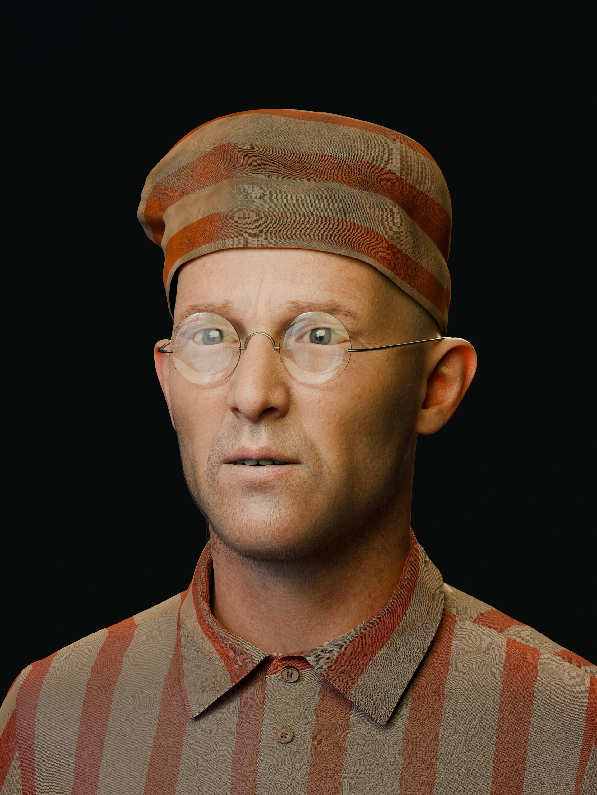 ArtStation - Dustin Hoffman (papillon), image size:1920x2559