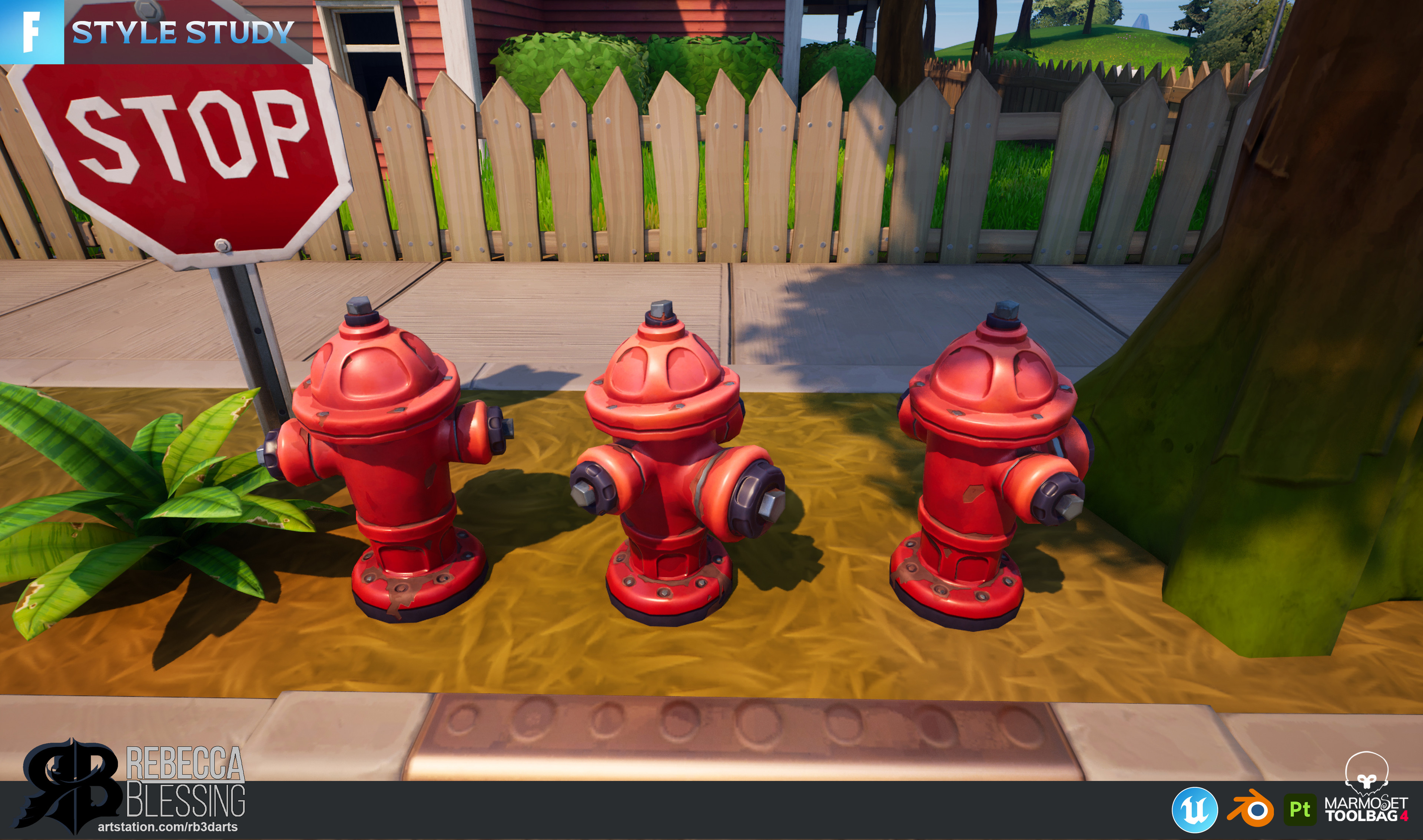 Fortnite Style Study - UEFN Turnaround
