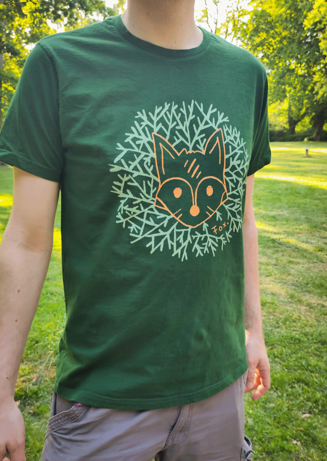 Printed T-shirt Green