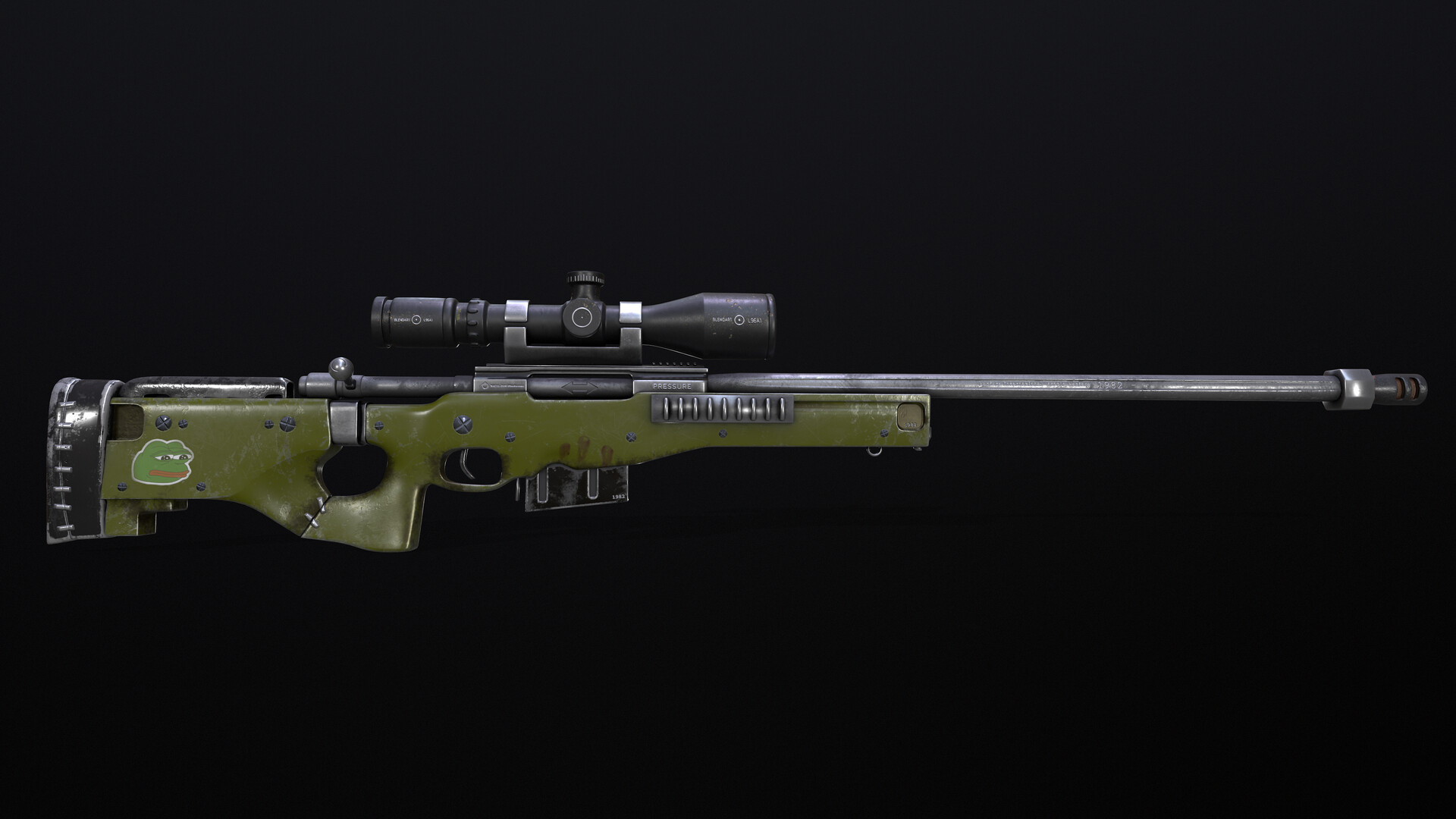 ArtStation - Sniper Rifle - 1982 Warfare