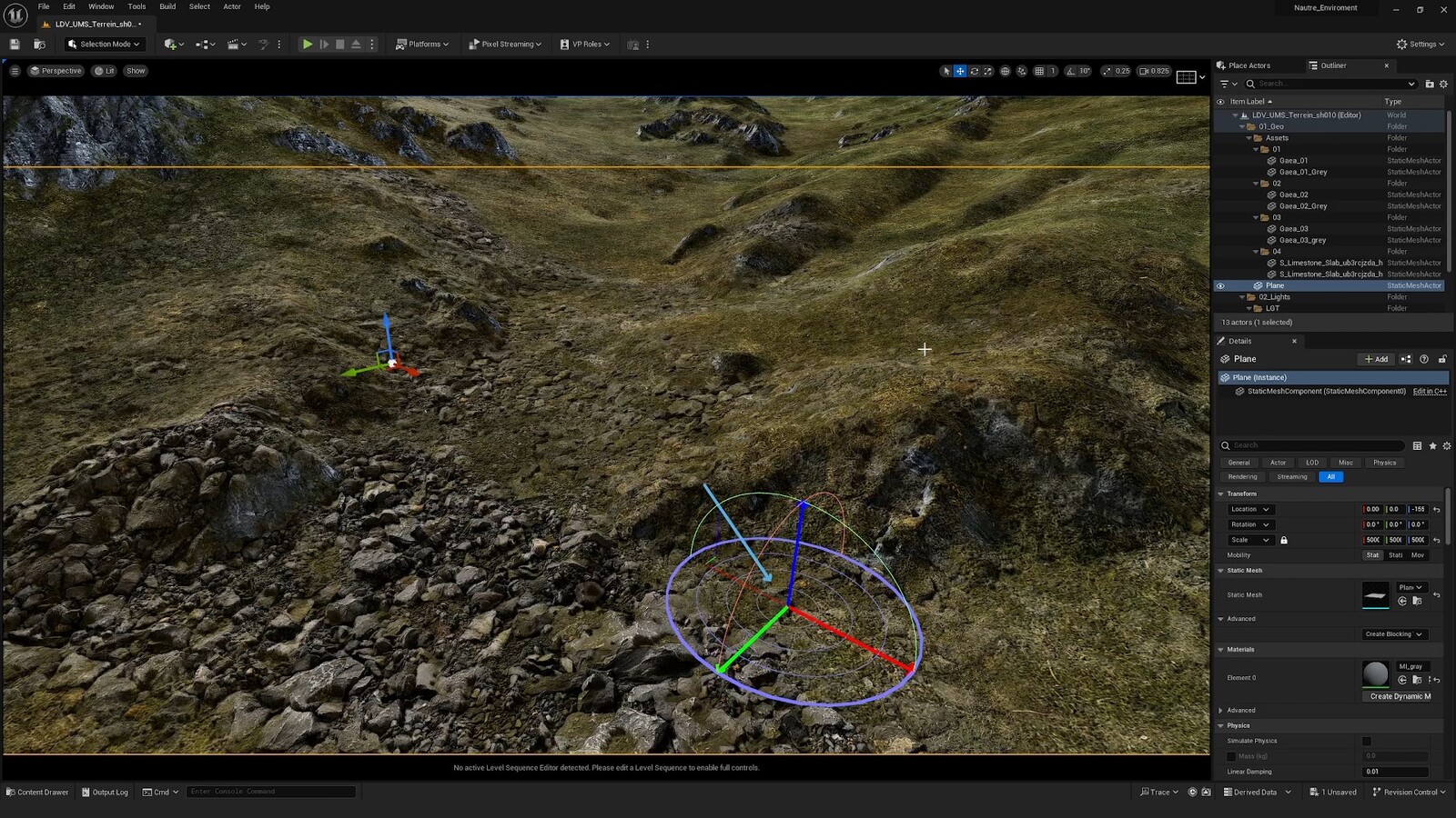 UE5 Lookdev test with Nanite displacement 