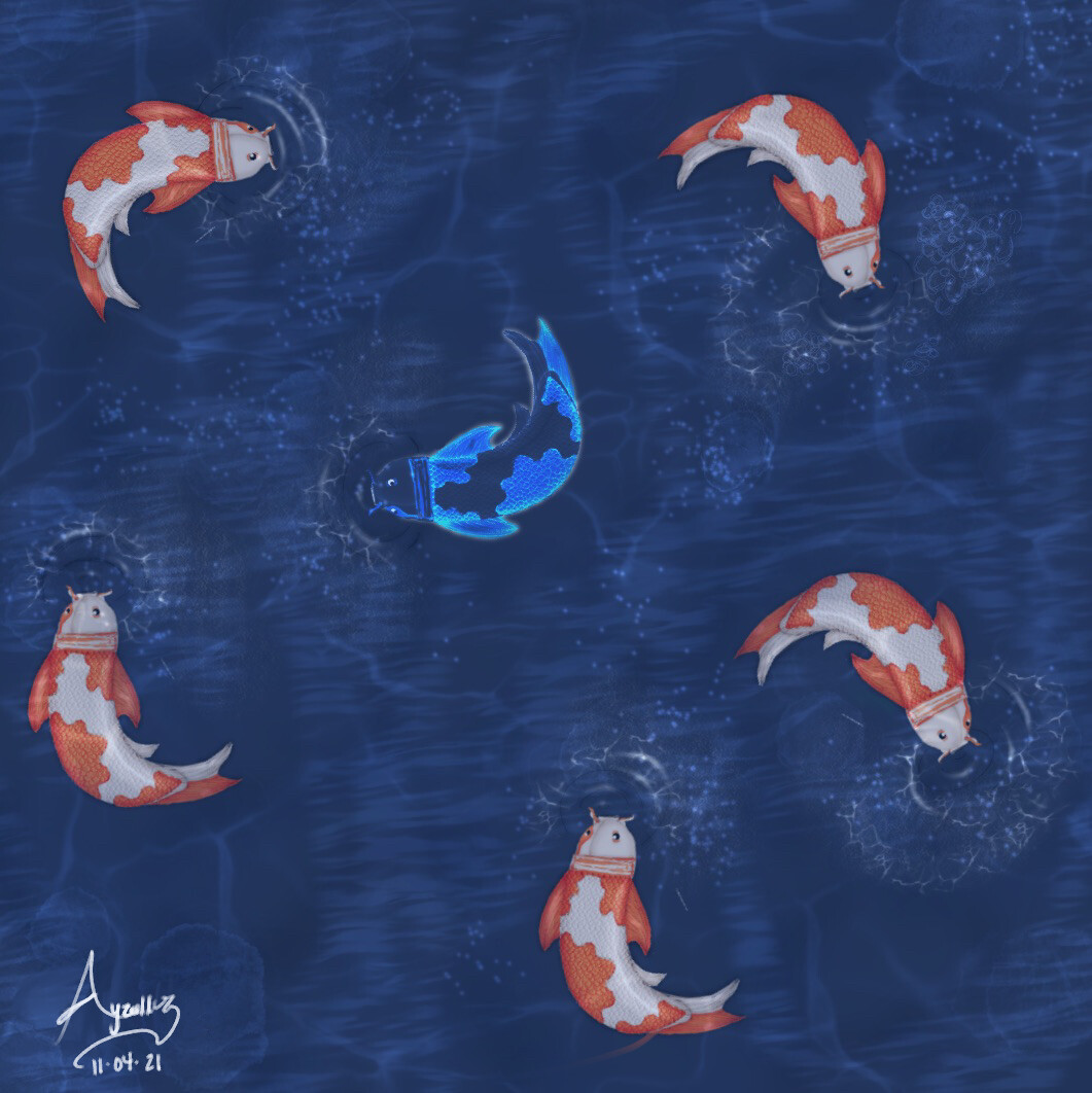 The Dynamic Koi (Illustration)