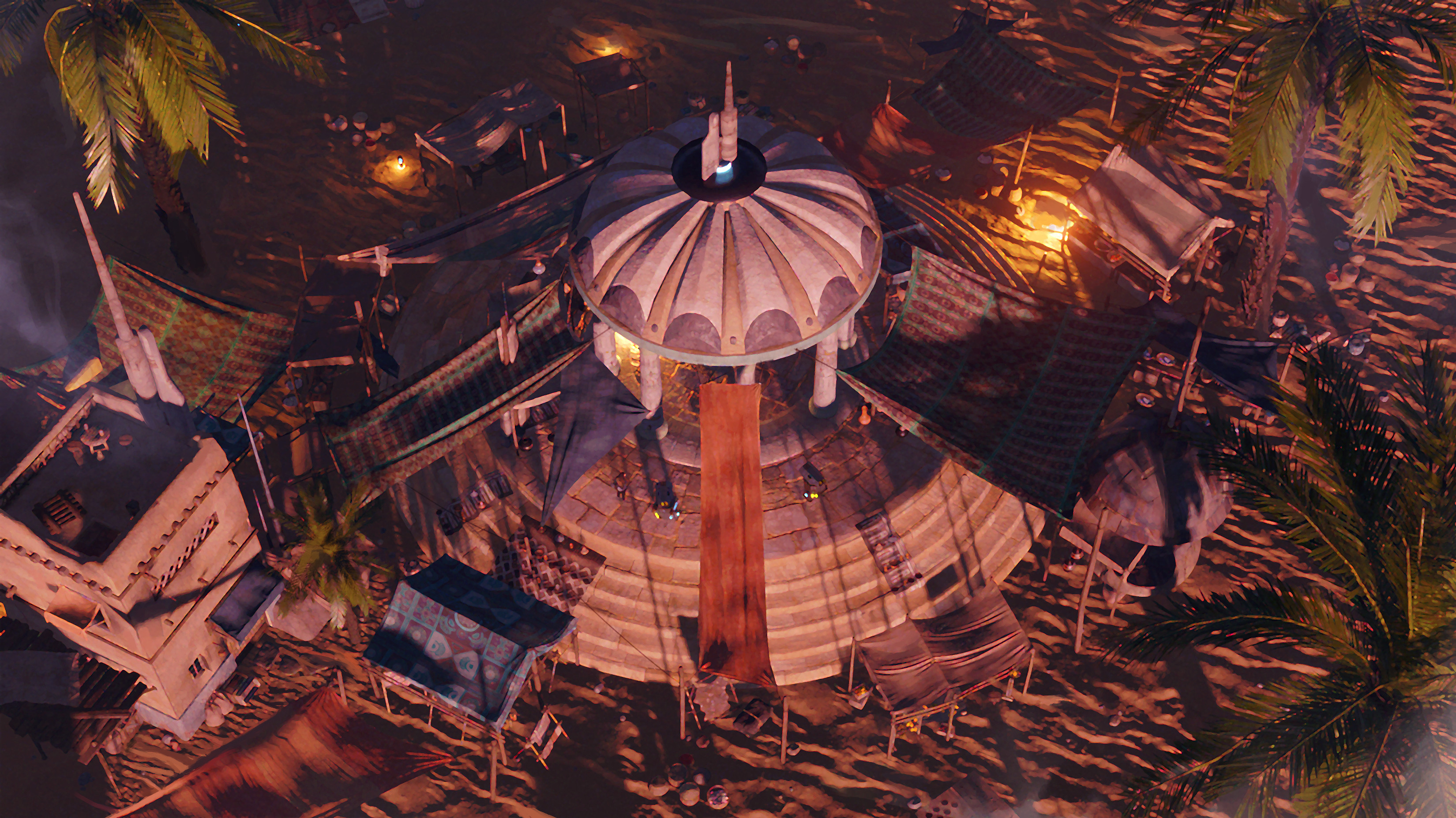 Aerial view of Marketplace 