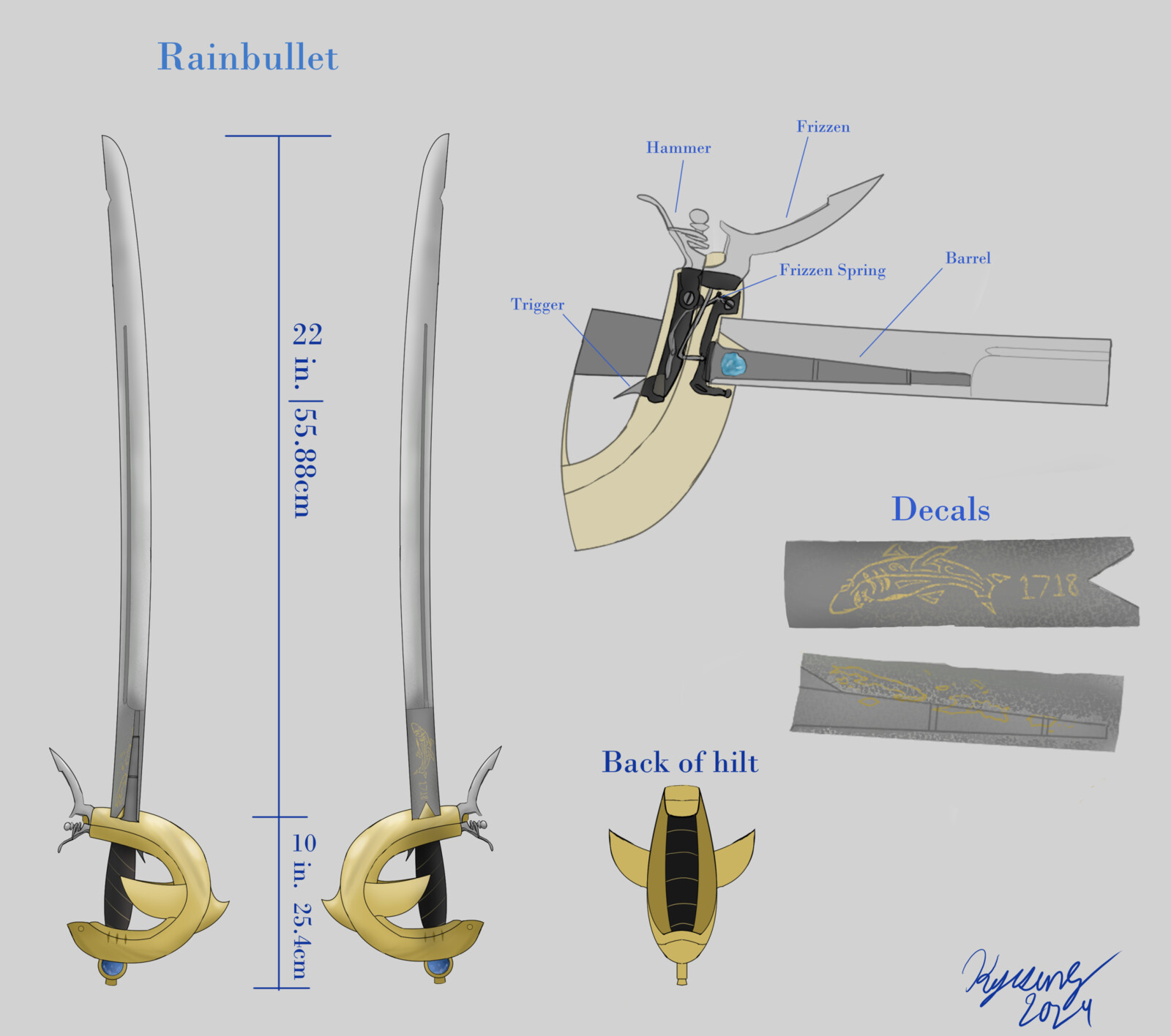 Rainbullet, the Water Star Shard