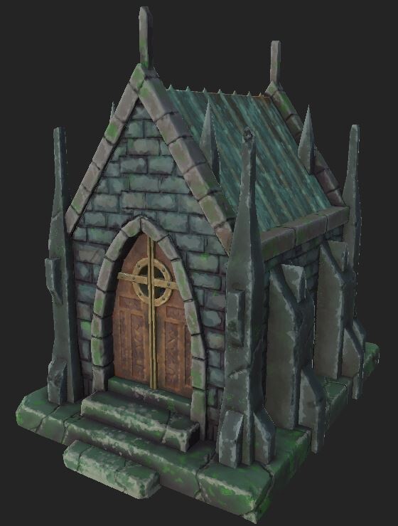 ArtStation - Mausoleum for upcoming environment project