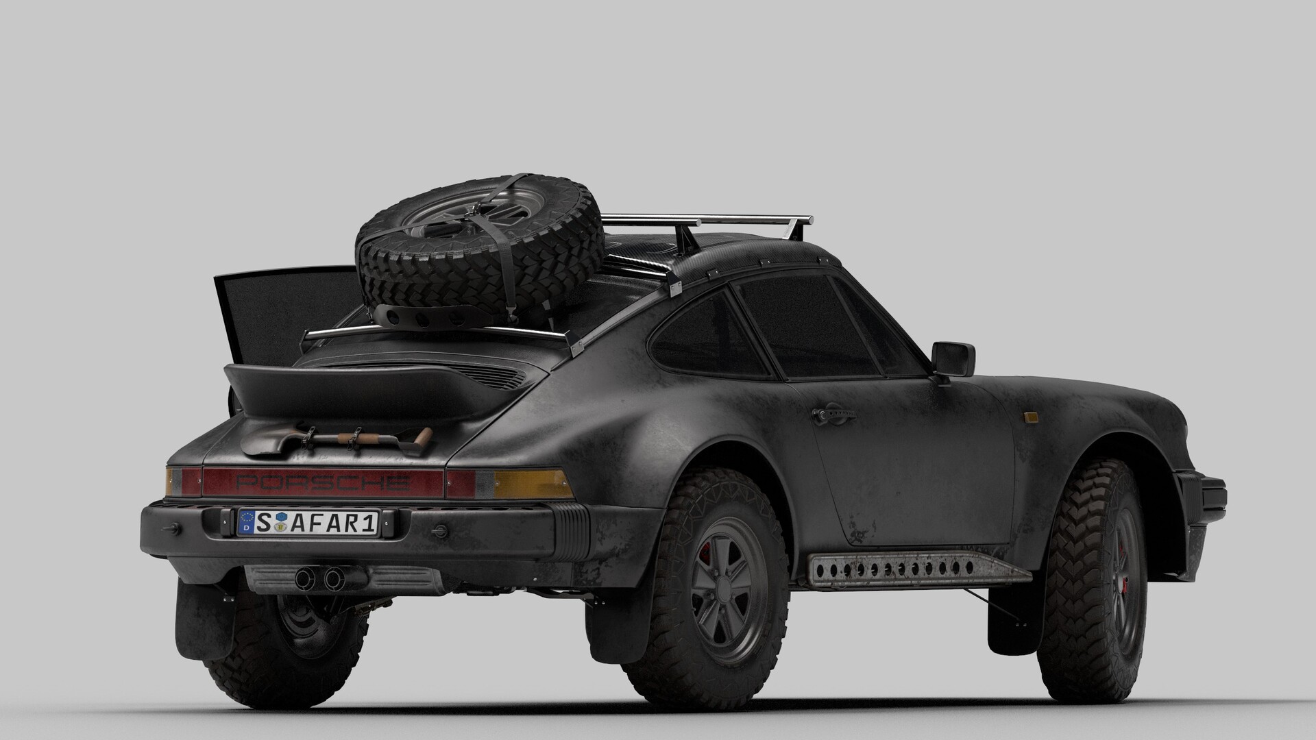 ArtStation - Porsche 911 Safari (964 Twin Turbo)