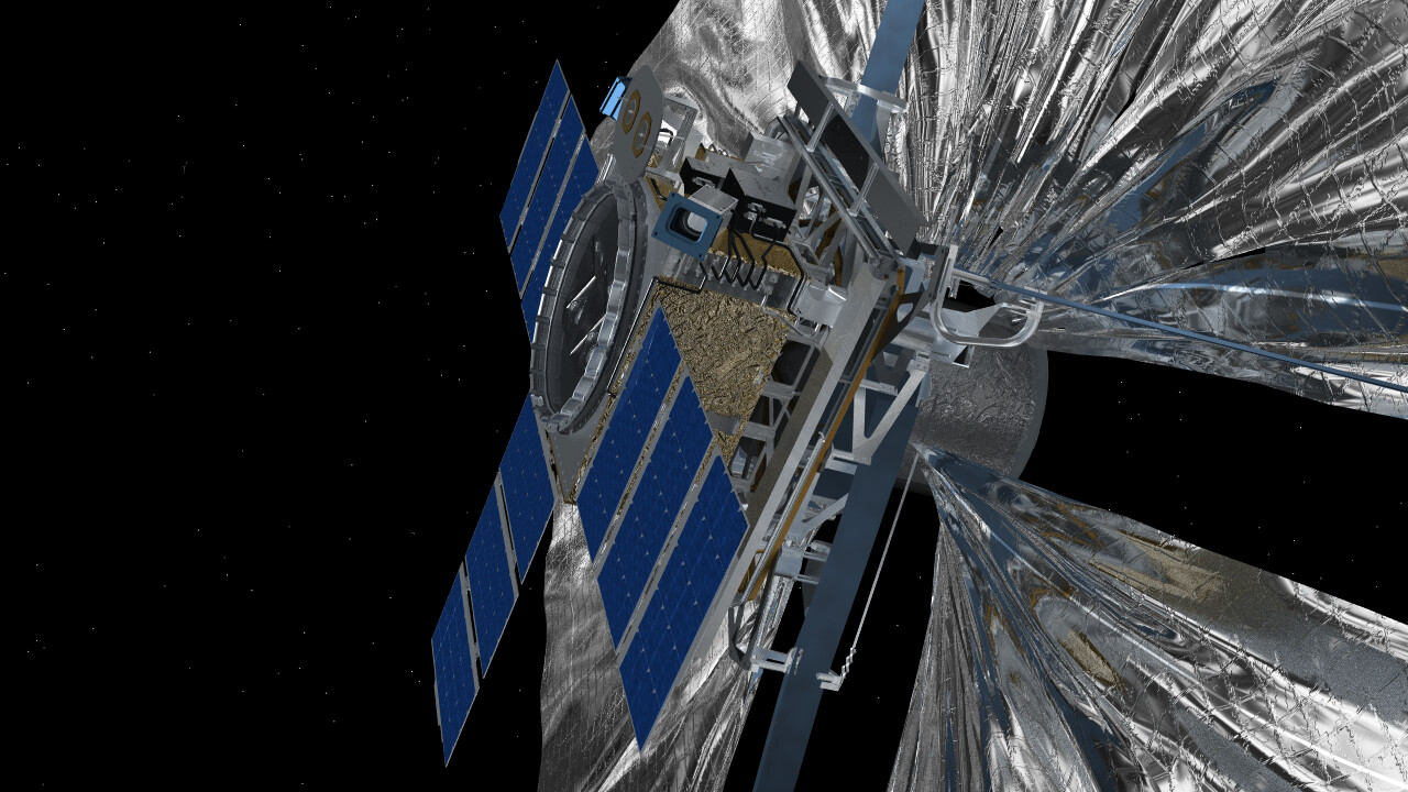 Solar Cruiser, sail deployment.