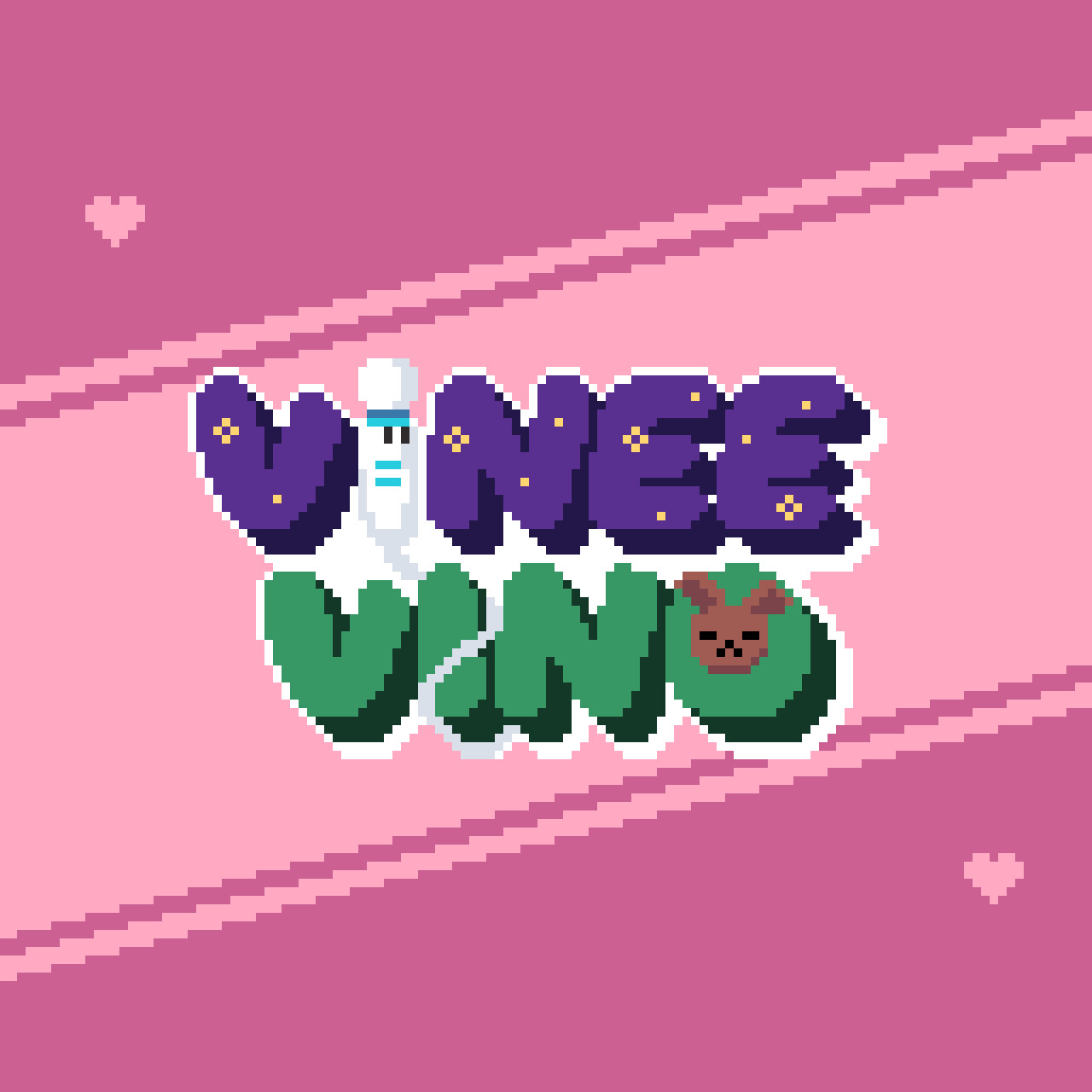 ArtStation - Pixel art - Vine vinoo Logo