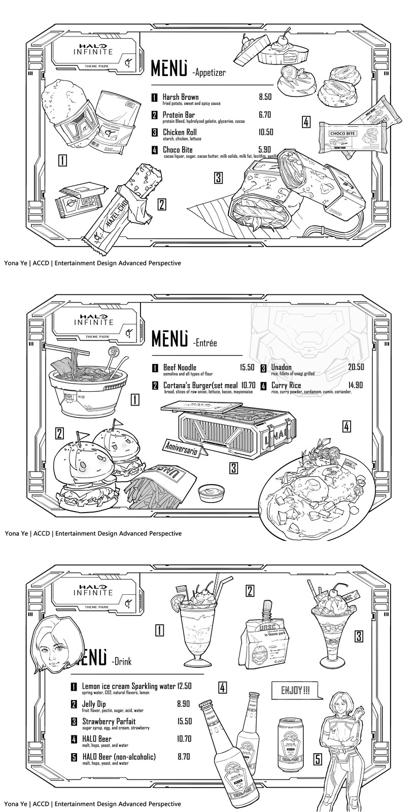 menu design