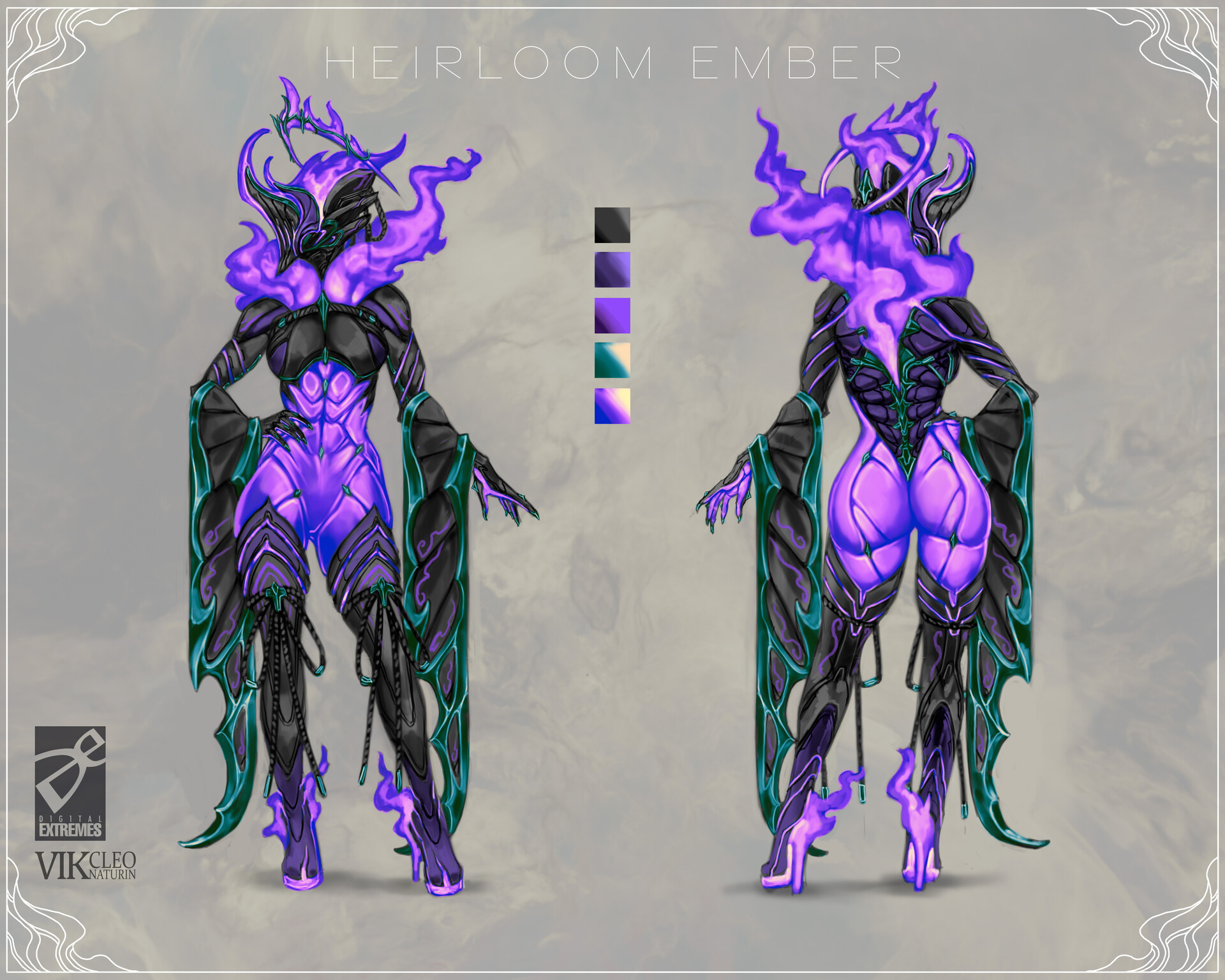 ArtStation - Warframe - Ember Heirloom