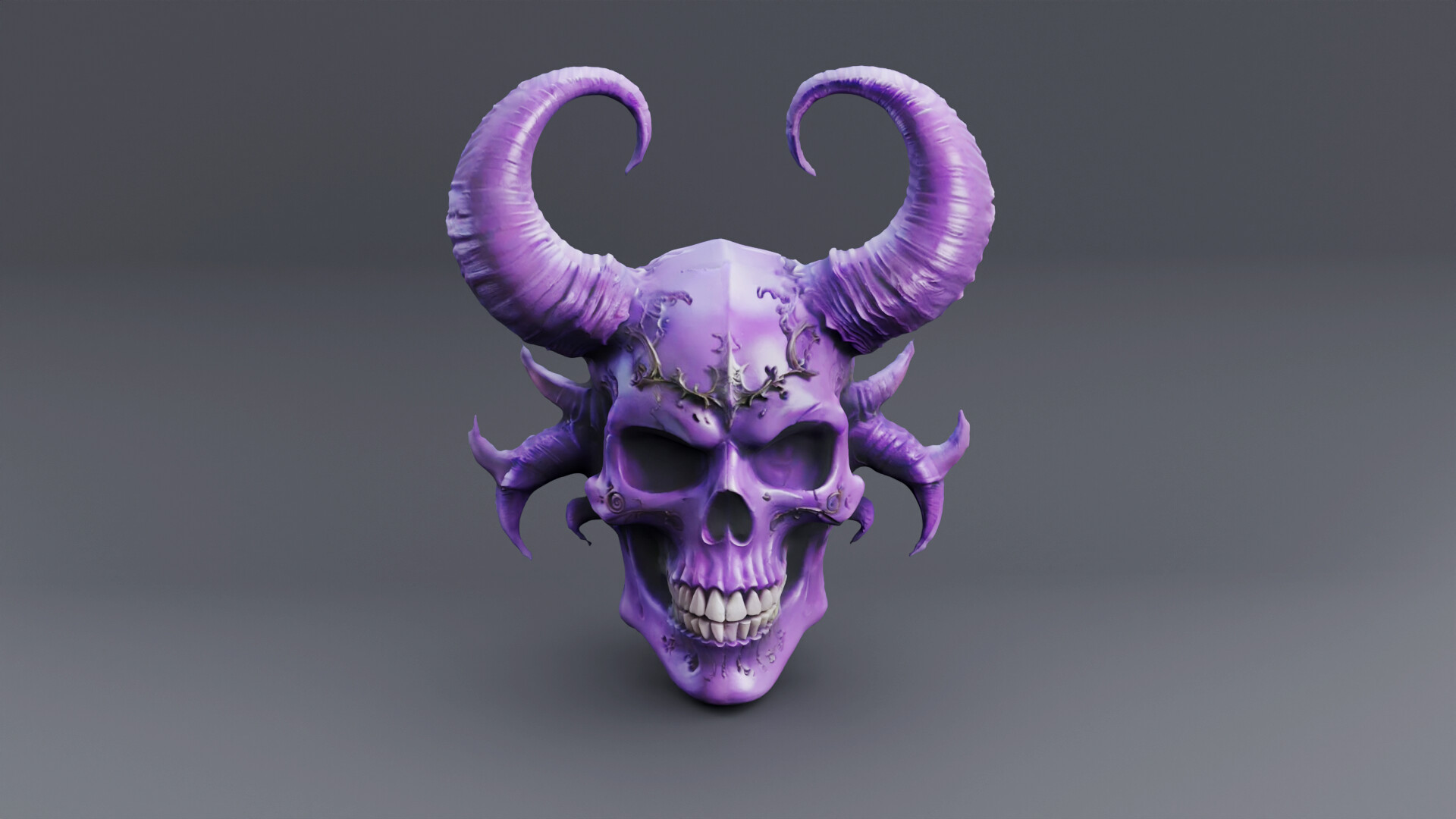 ArtStation - Skull with horns concepts