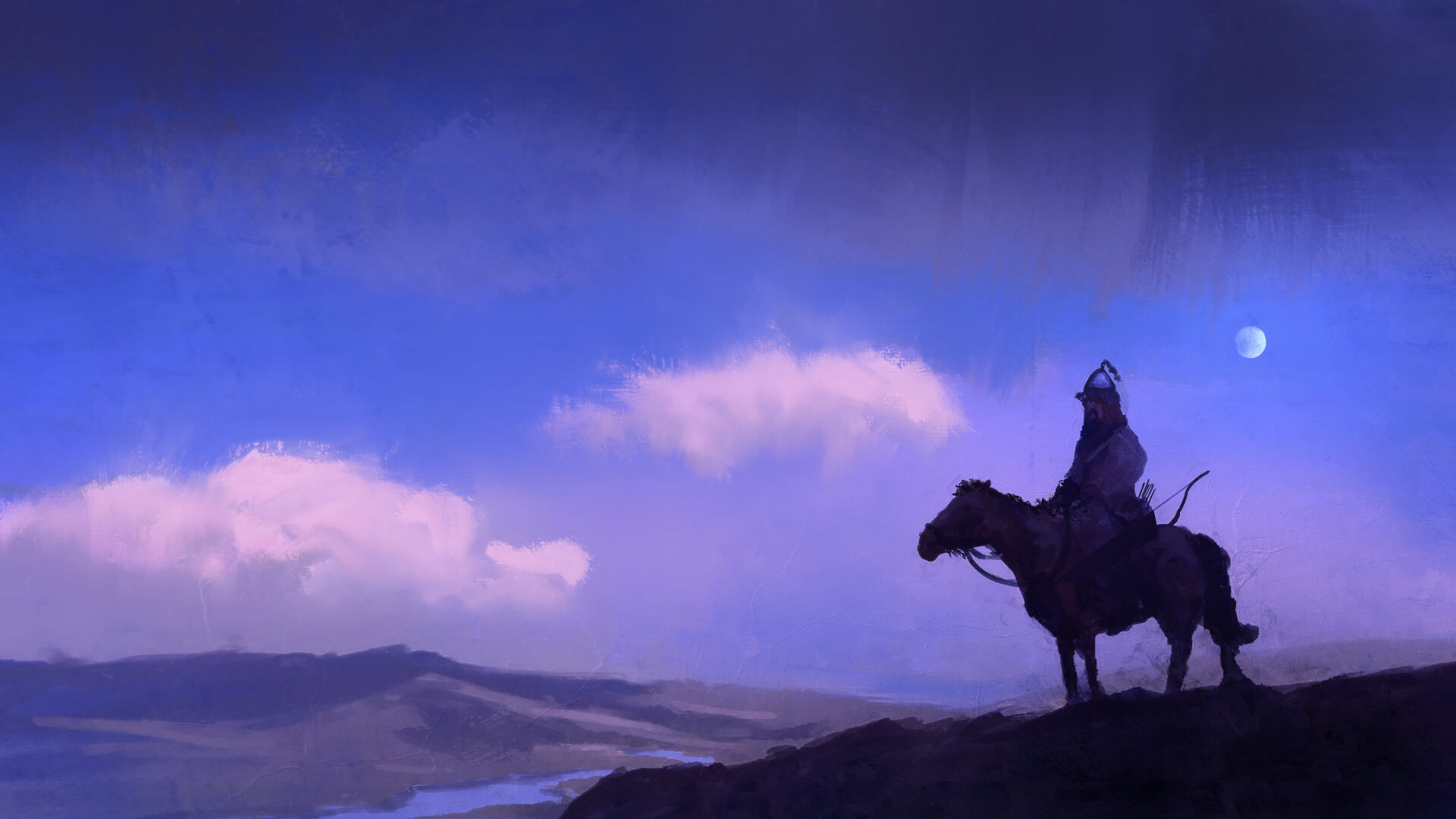 Mongolian wanderer concept art
