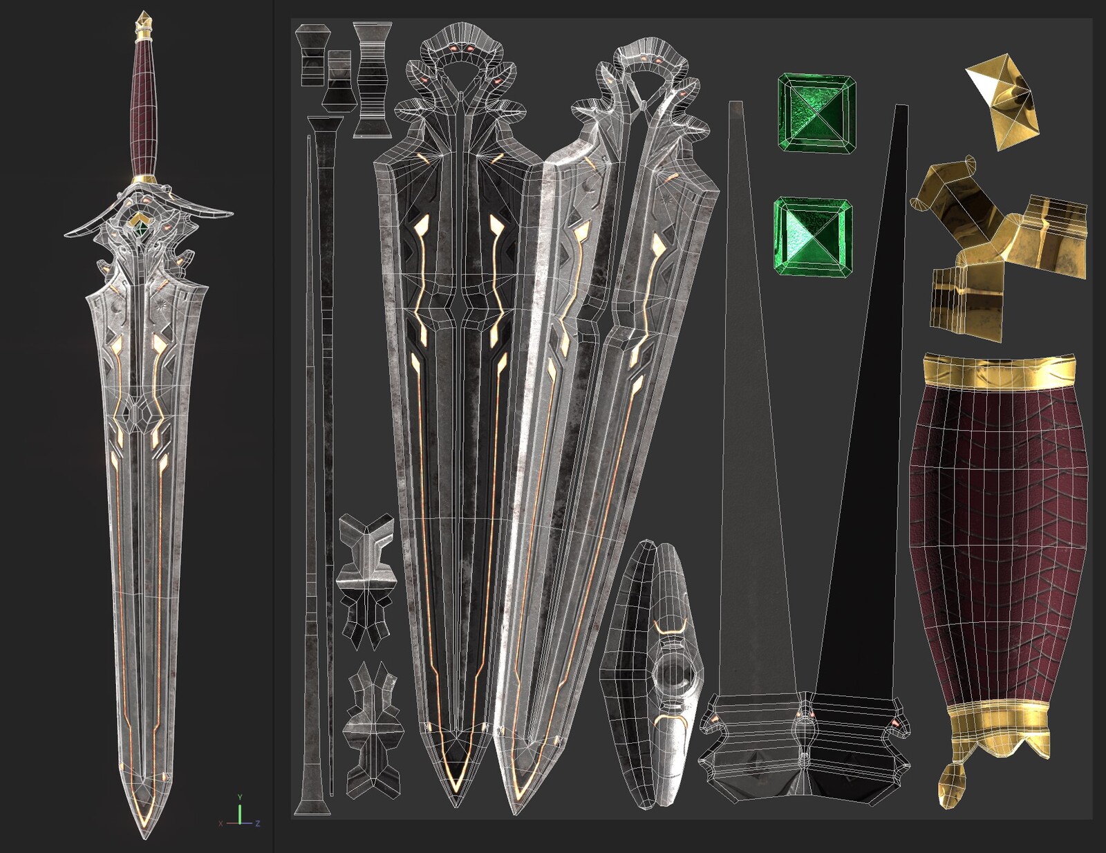 WIREFRAME and UVS