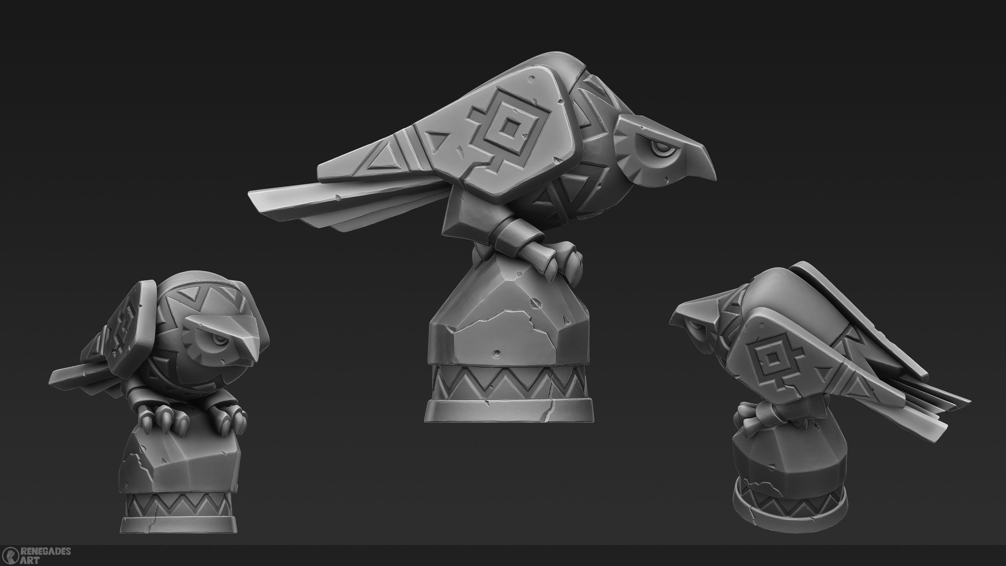 Crow Zbrush Shot