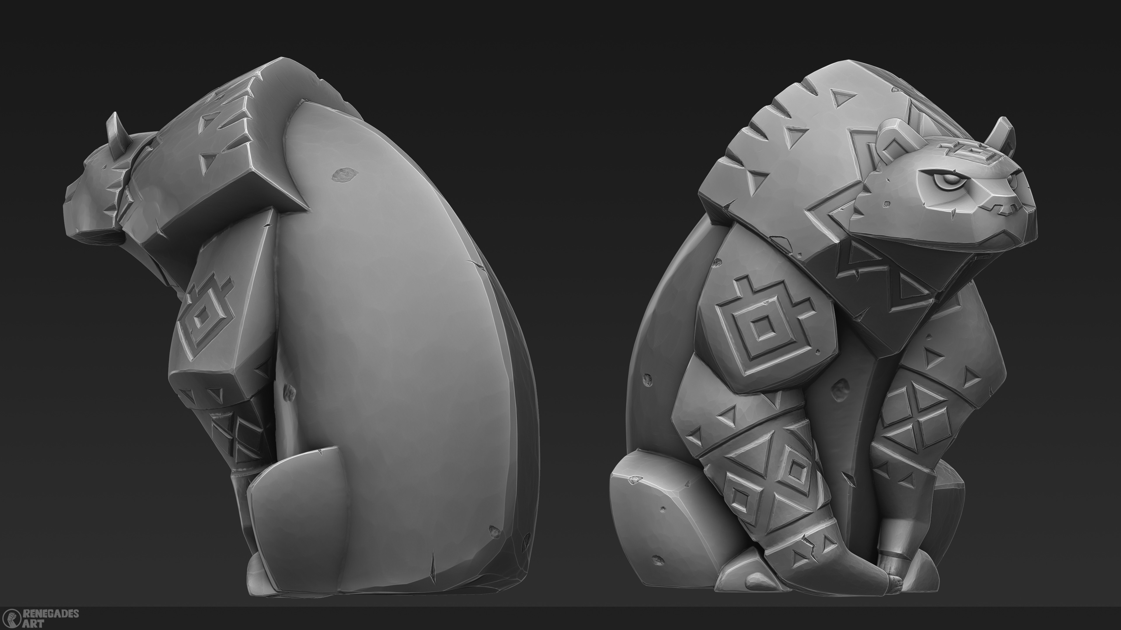 Bear Zbrush Shot