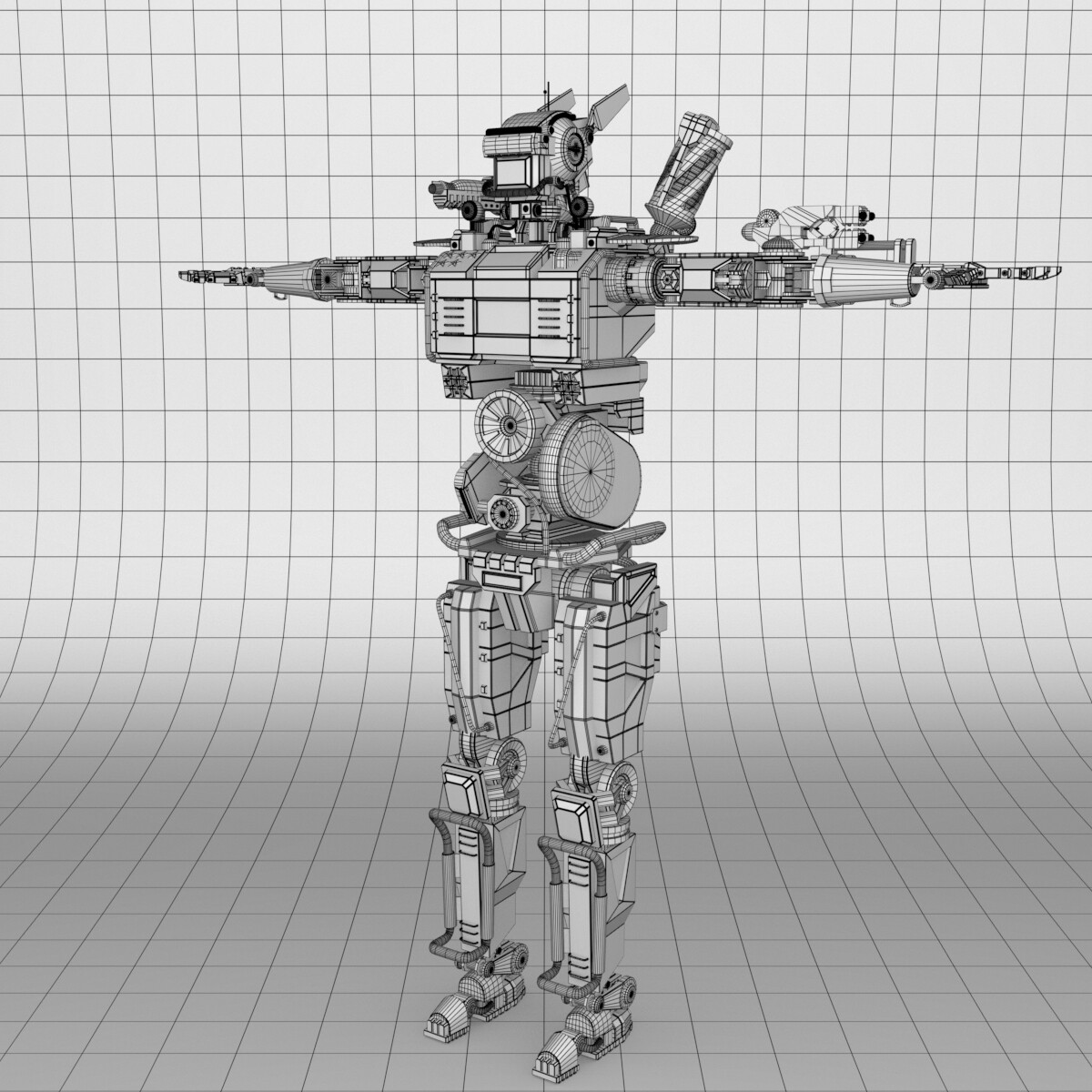 Power Armor Sketch by ArtinScott