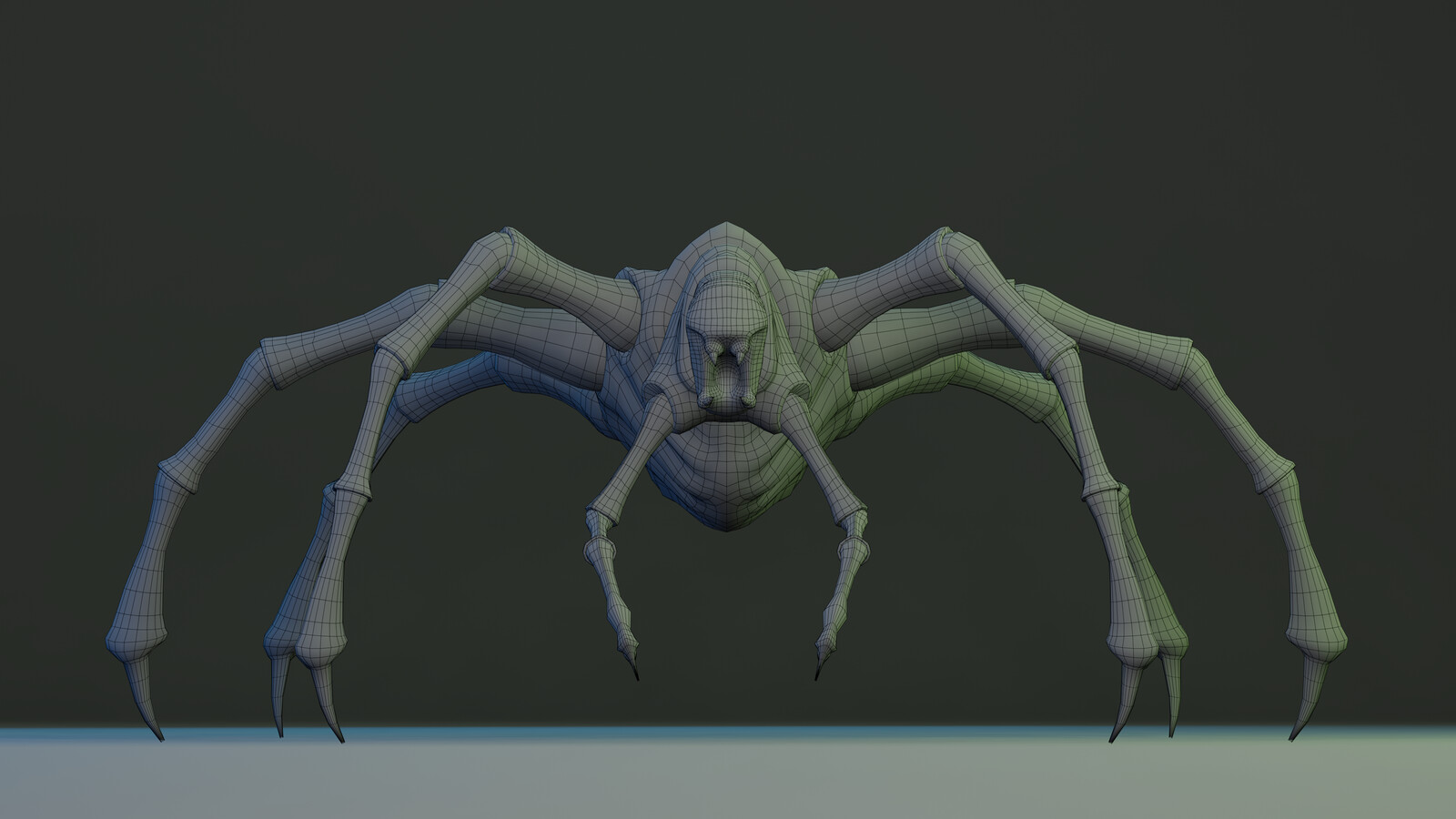 Front View Wire Frame