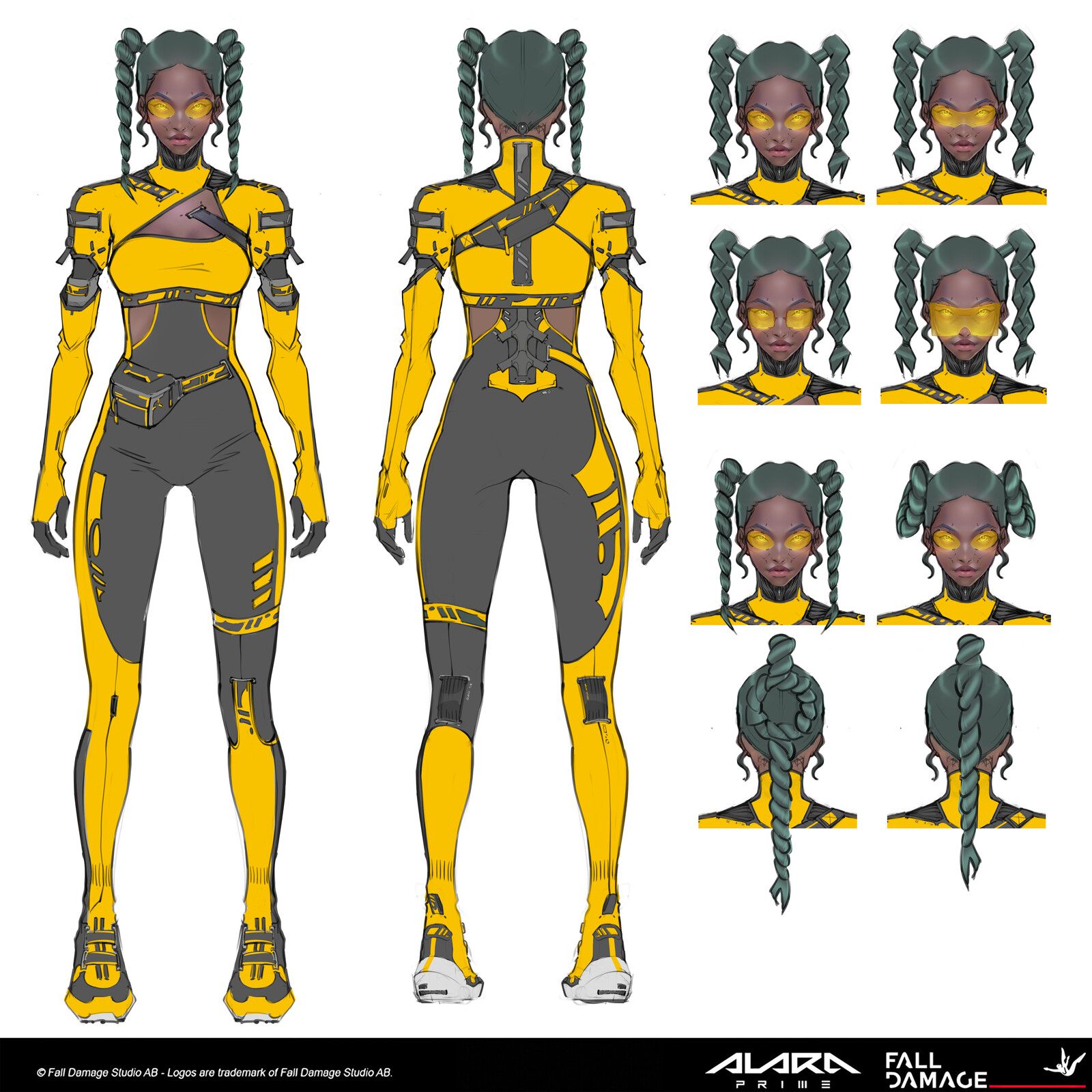 Namono base skin and hairstyle exploration