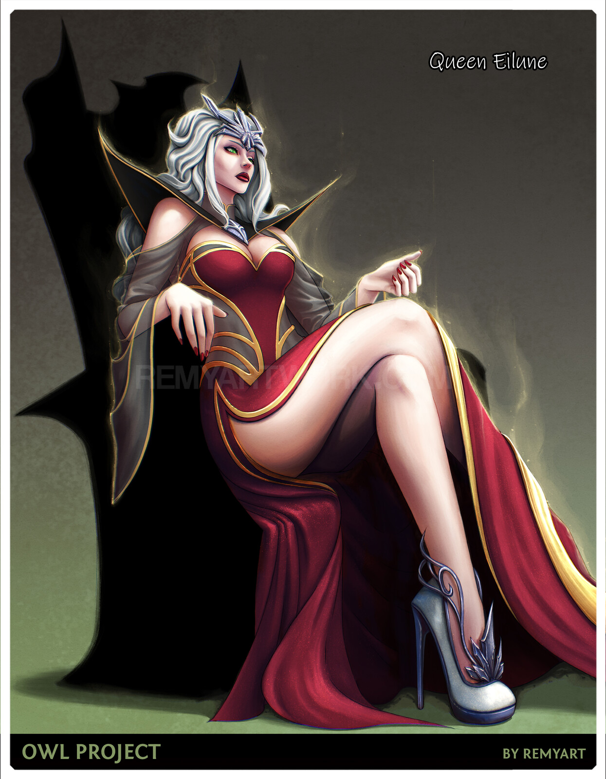 Queen Eilune main Illustration