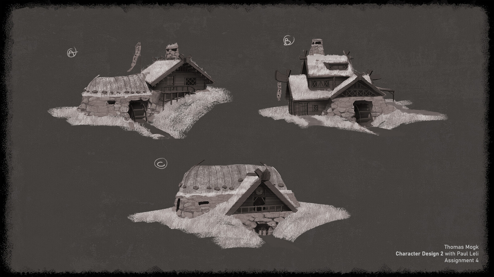 Thumbnails for iteration on design.