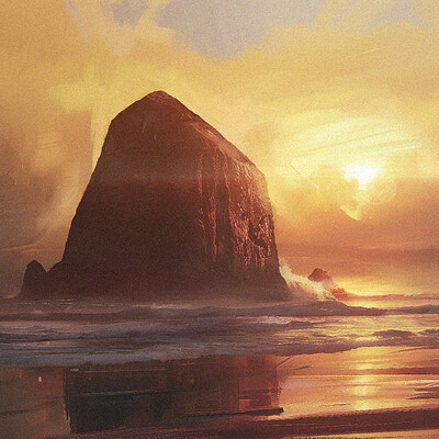 Haystack Rock, Cannon Beach, Oregon