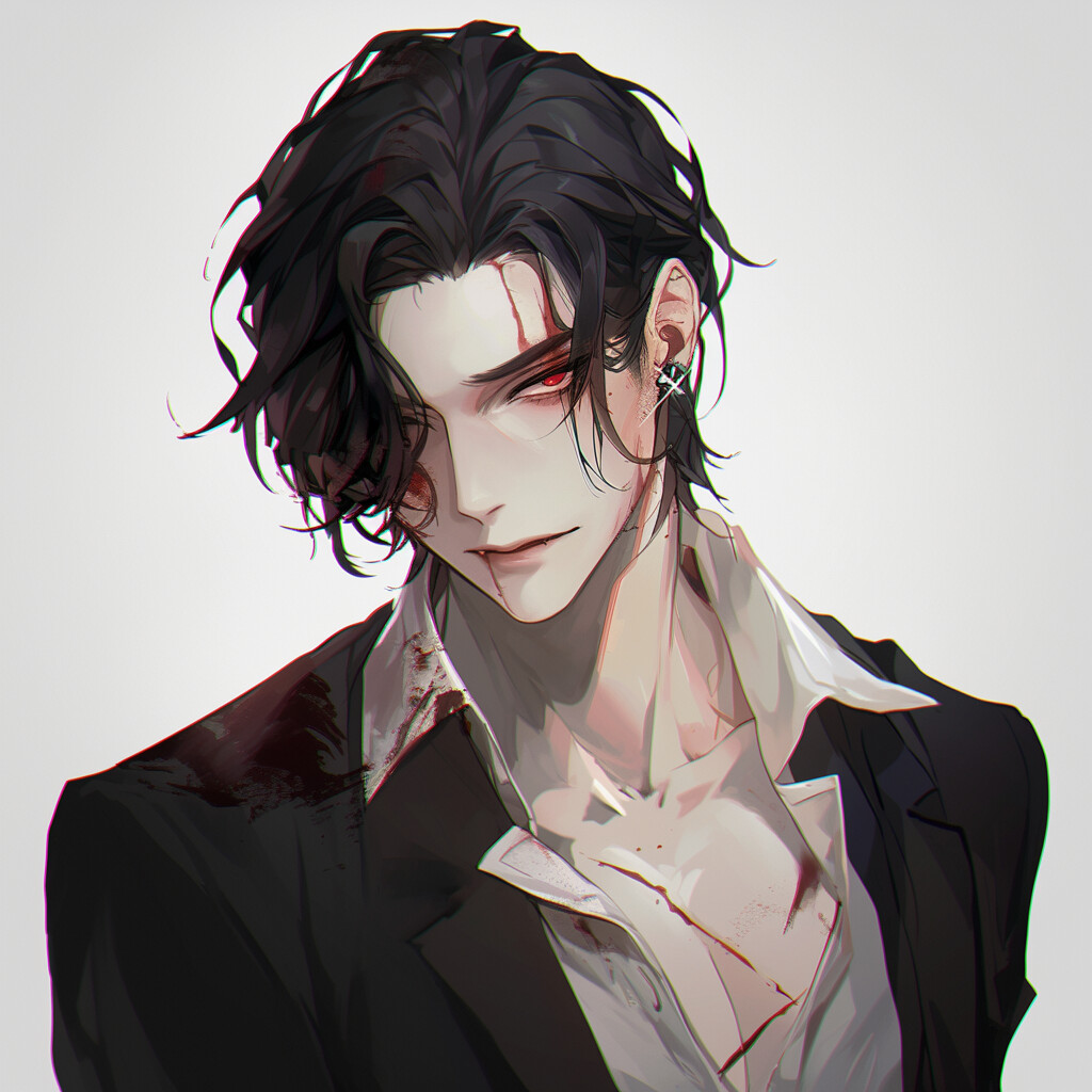 ArtStation - Modern male vampire, character art