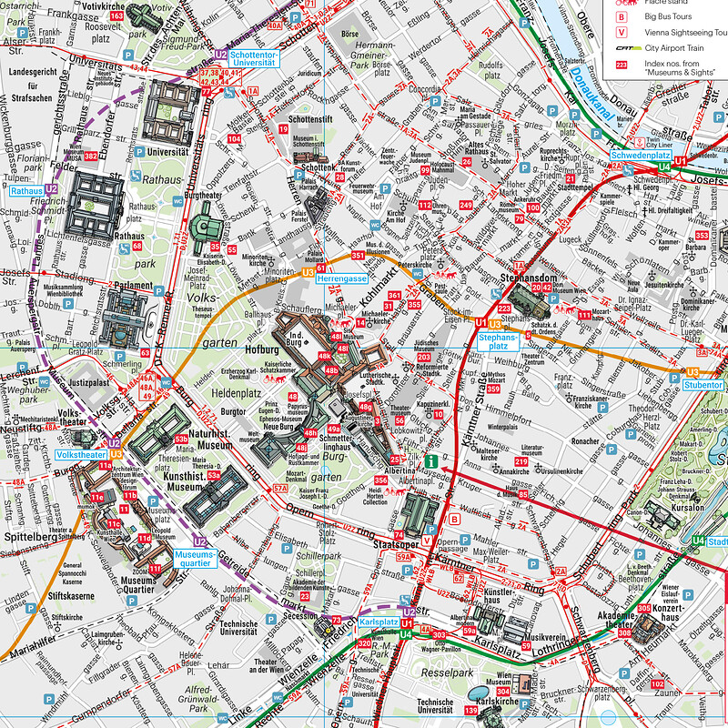 Wien Tourismus Karte 2024