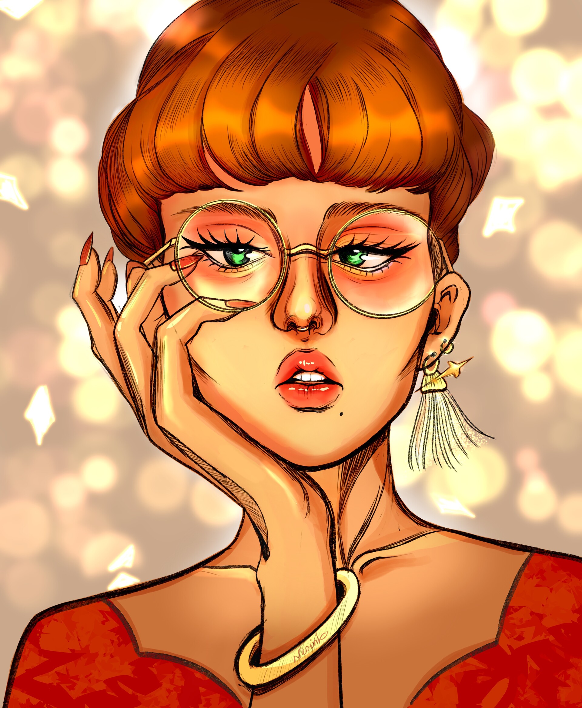 ArtStation - Cherry cherry lady 🔥