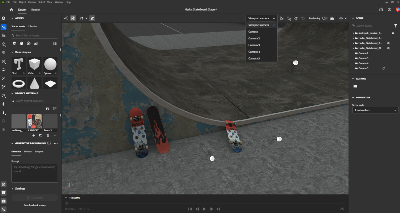 Rendering in Substance Stager