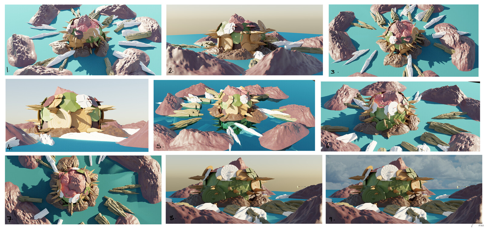 a more "shield wall" concept for Storm Break Mountains