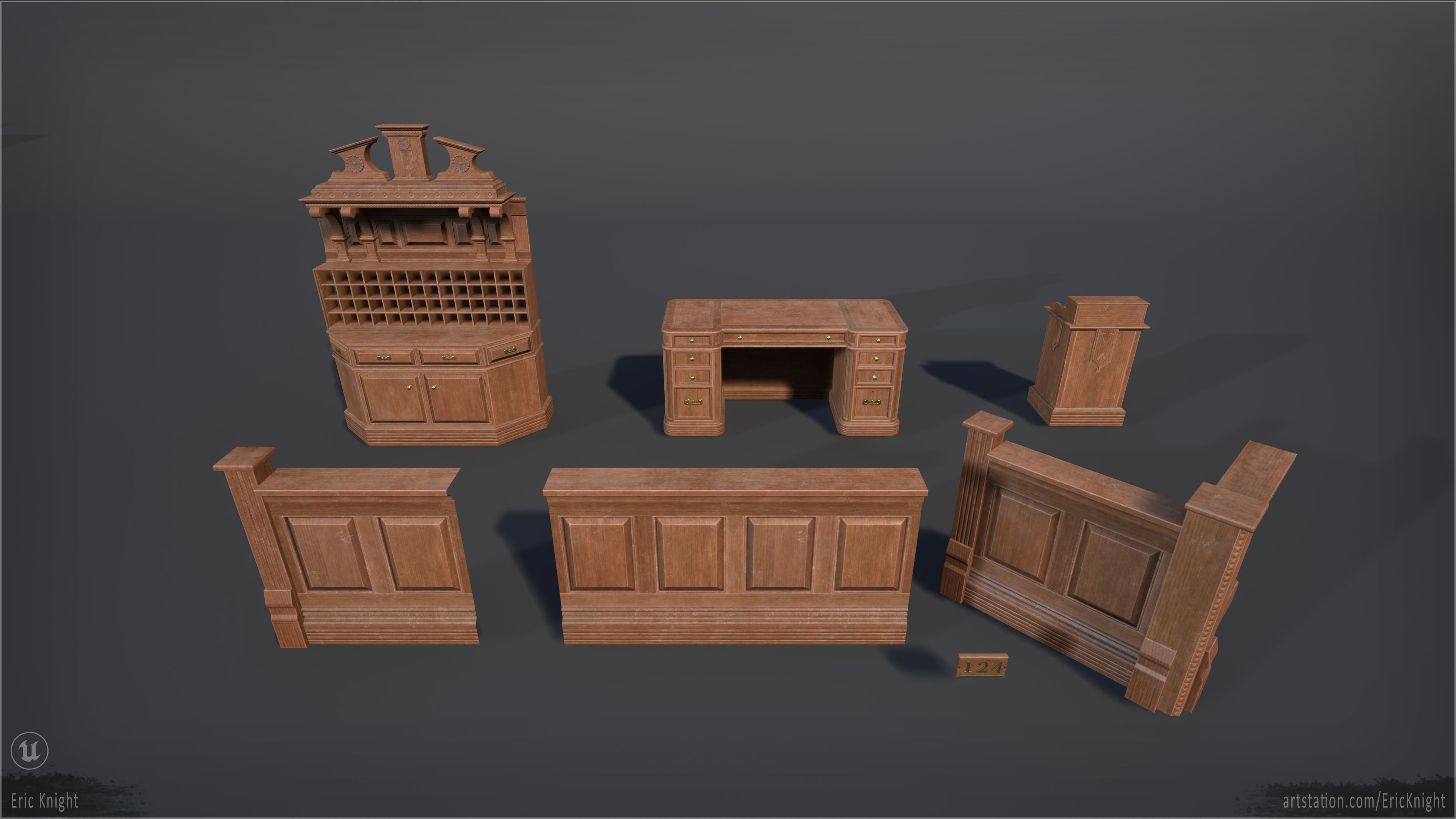 Props built using only my WoodTrim Material