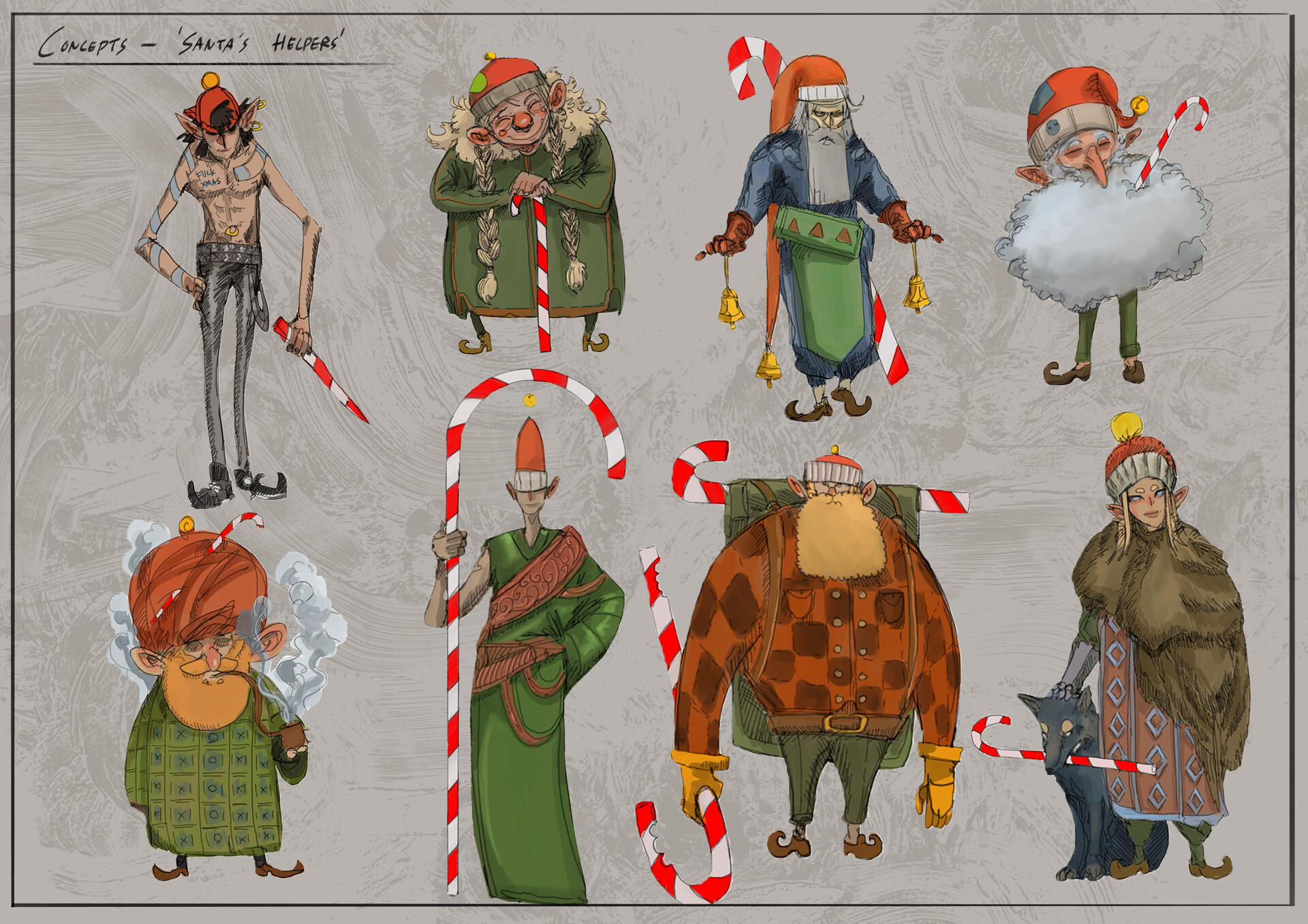 ArtStation - Santa's Helpers