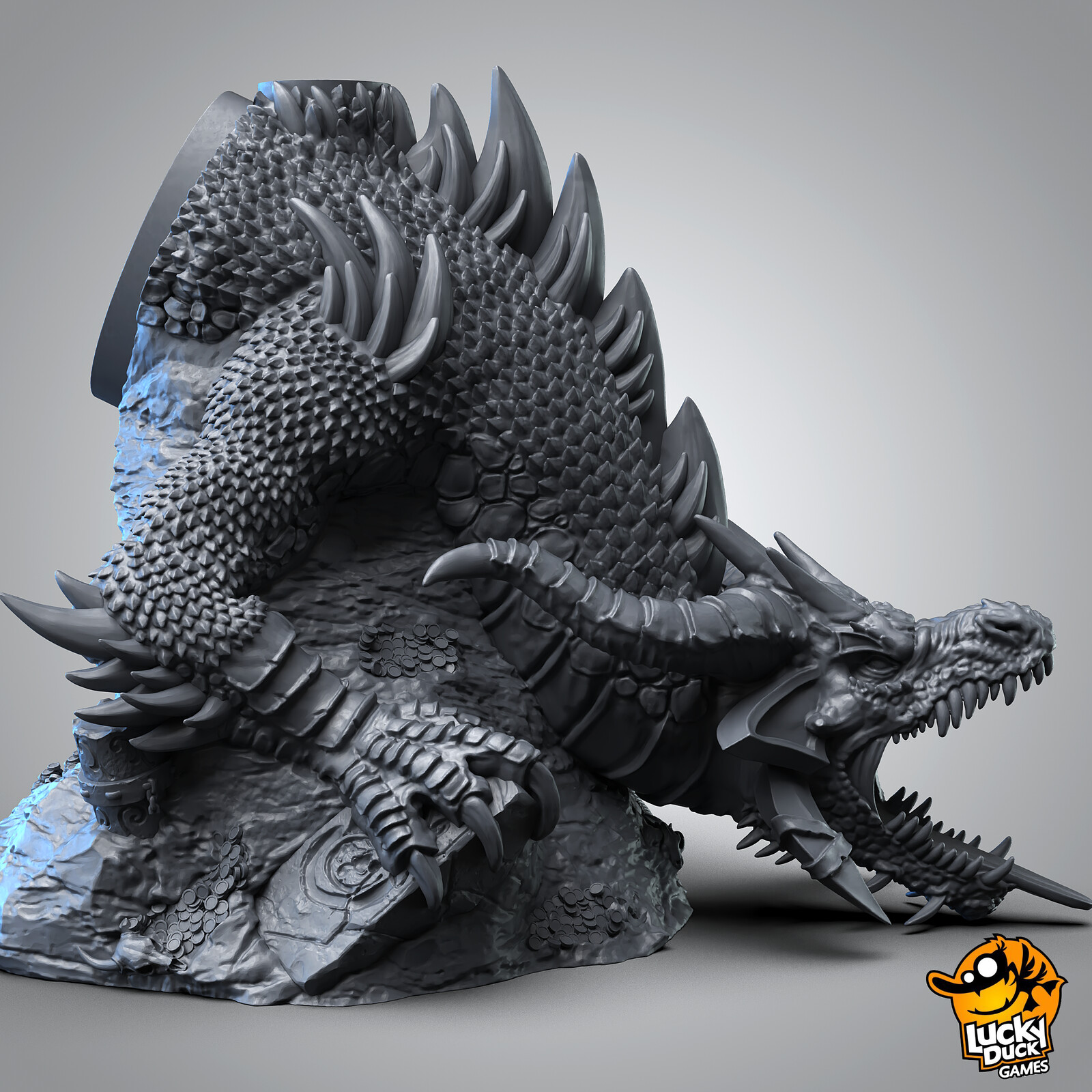 Dragon totem 200 mm - The Flames Of Fafnir Boardgame