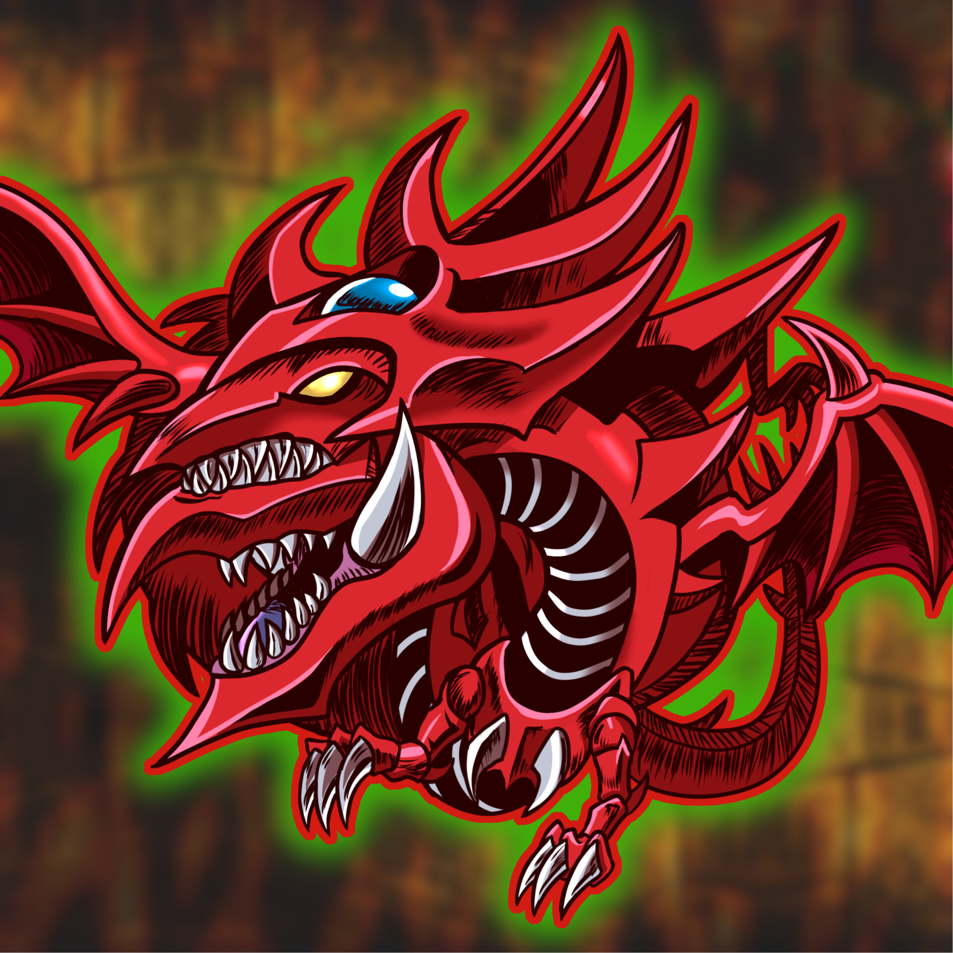 yugioh egyptian god cards slifer the sky dragon EGS1-EN001 1st Ed Slifer the Sky Dragon Ultra Rare Card Egyptian God Deck:  Slifer the Sky Dragon Yu-Gi-Oh Single Card: Buy Online at Best Price in UAE main image 0