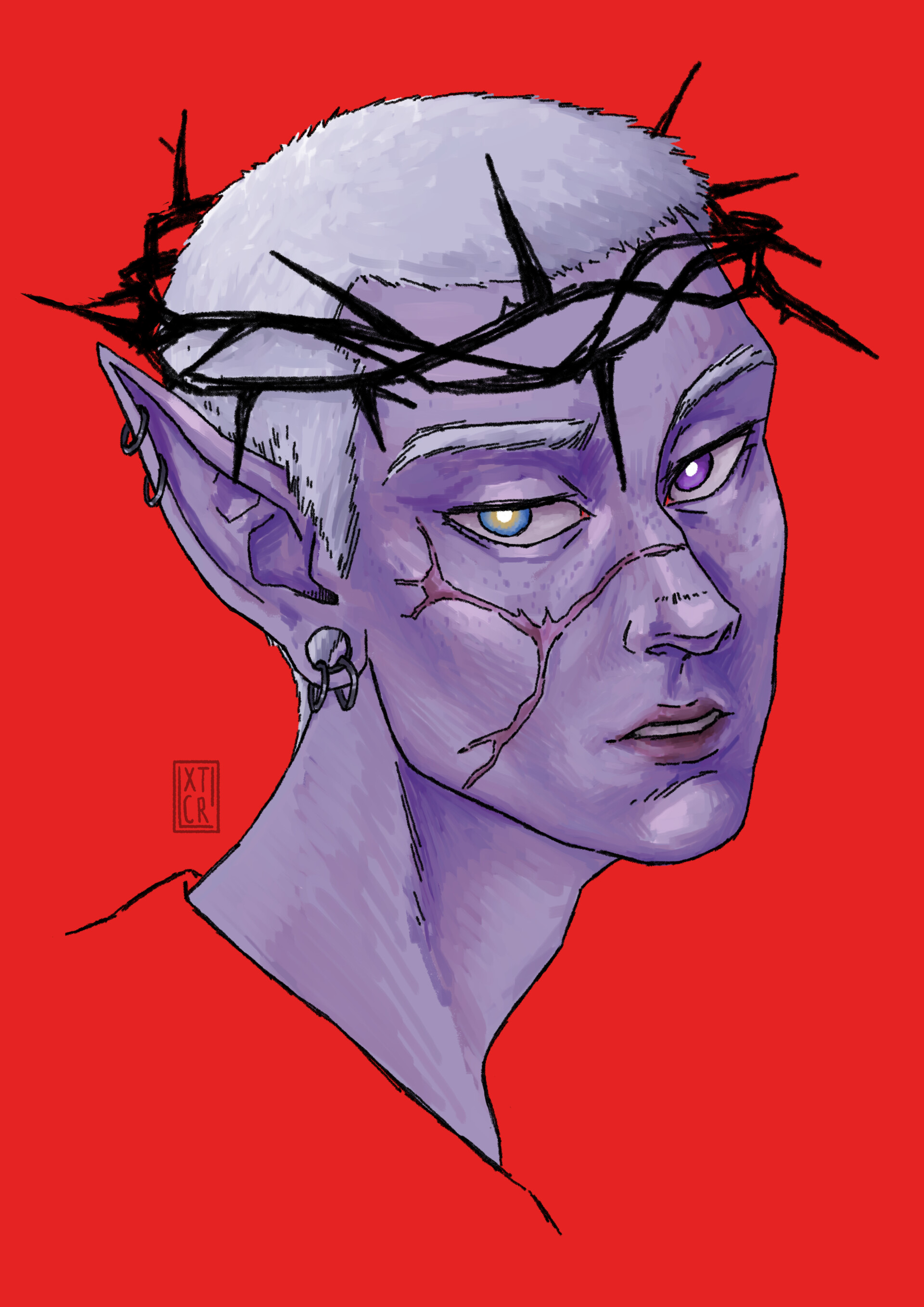 Juliette Delbeck - Crown of Thorns, image size:1920x2716