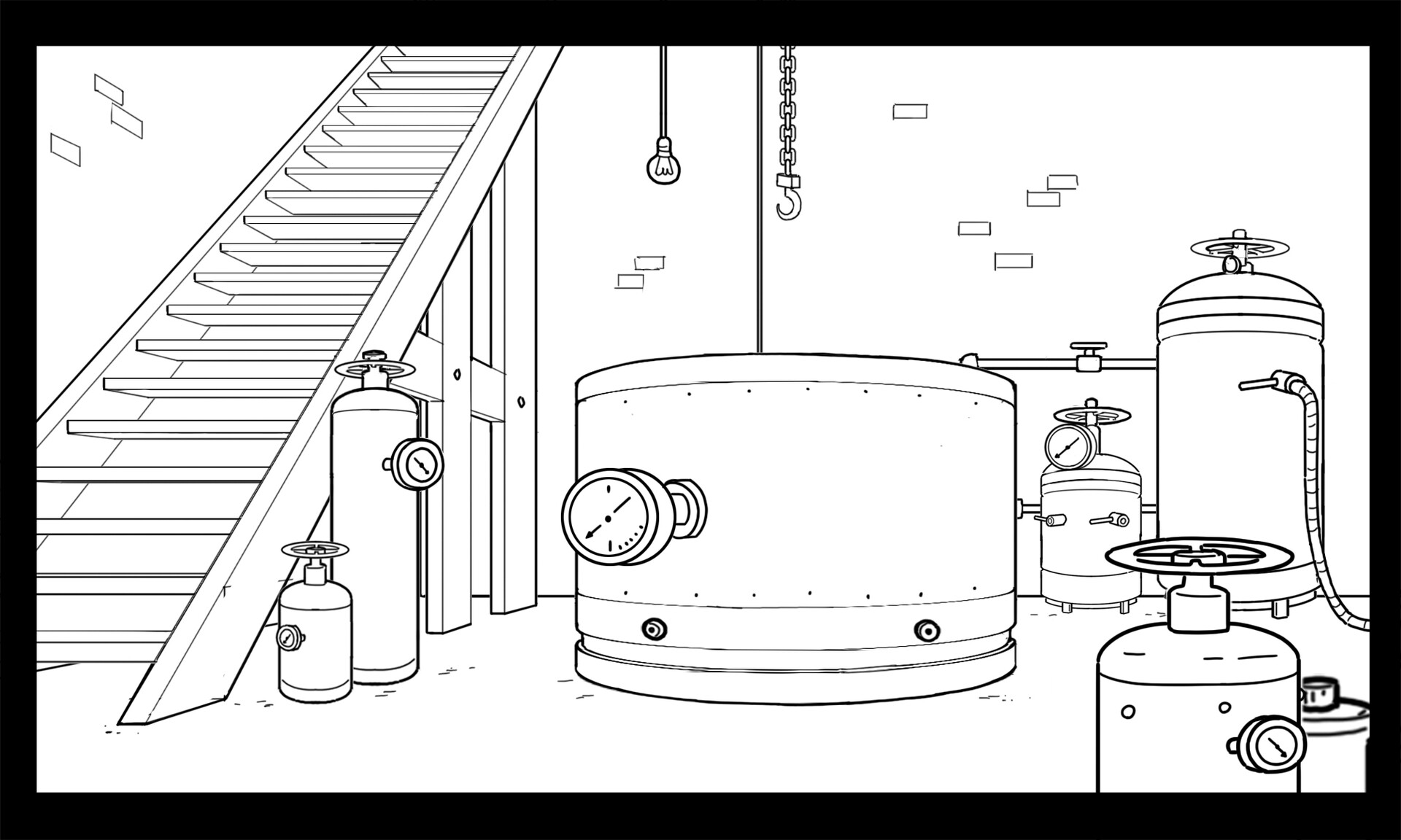 Hastur - Layout BG pour la série Grosha et Mr B. Studio : La Station ...