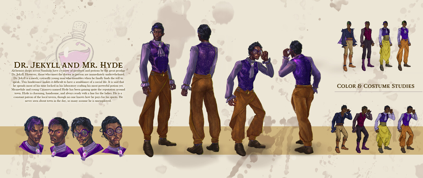 Dr. Jekyll and Mr. Hyde Character Concept