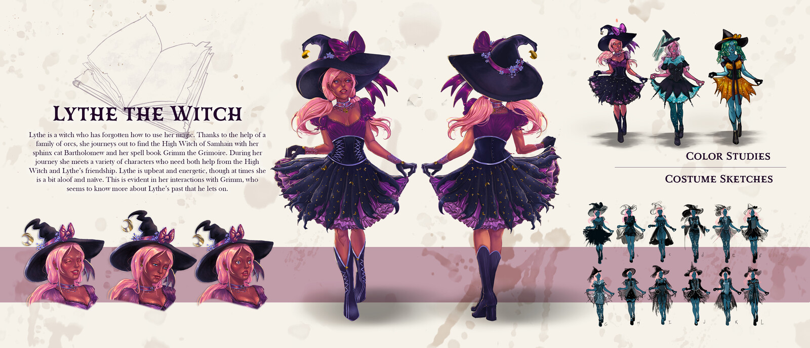 Lythe the Witch Character Concept