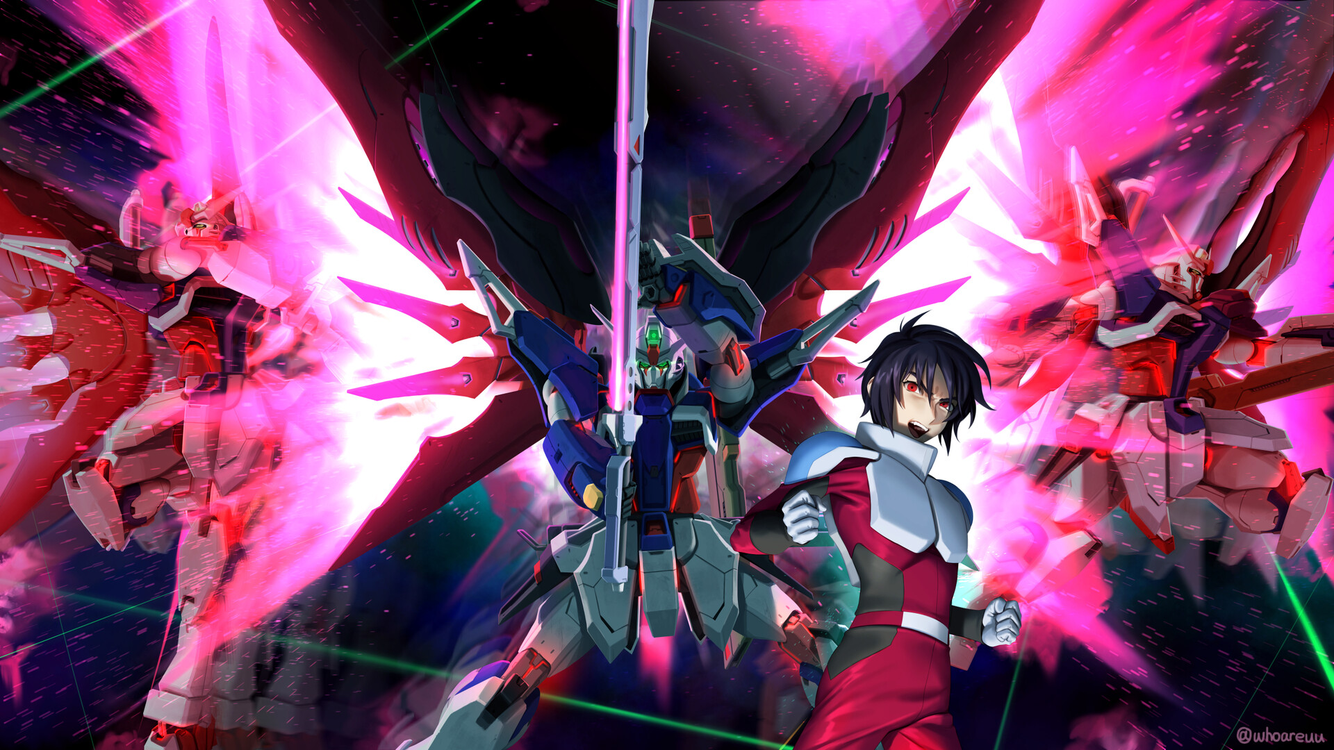 ArtStation - Gundam Seed Freedom 3, image size:1920x1080