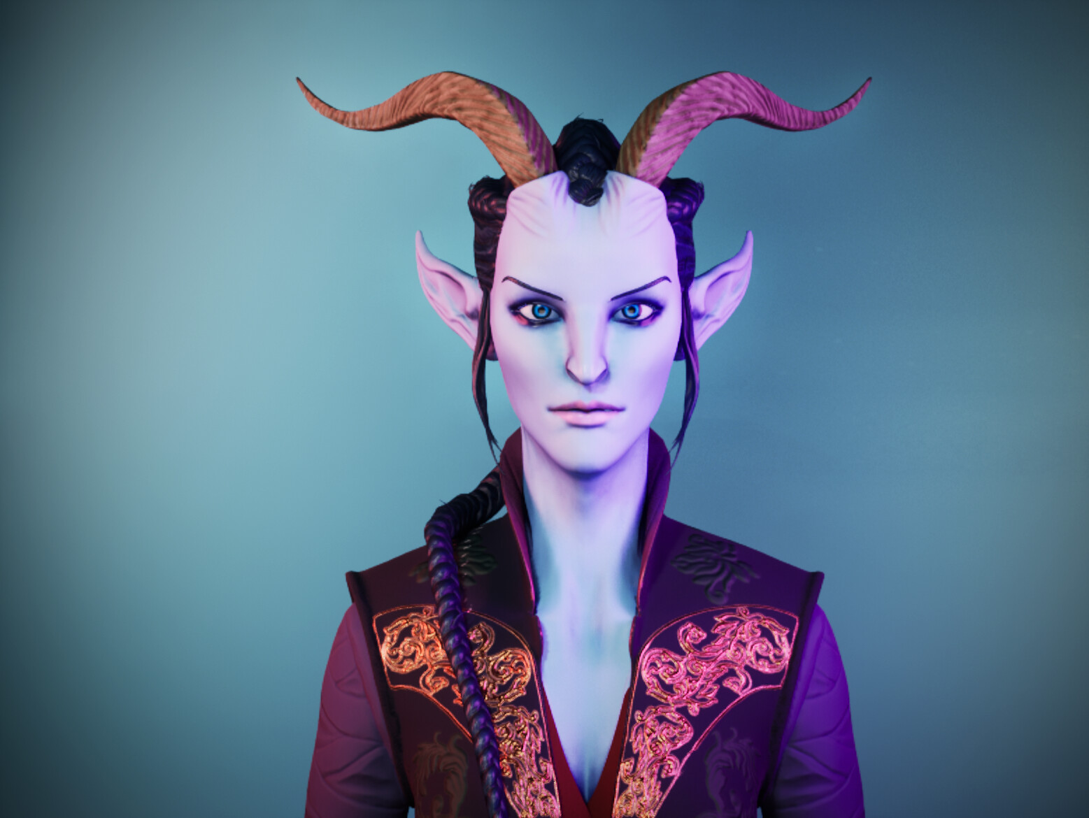 ArtStation - A fantasy lady portrait