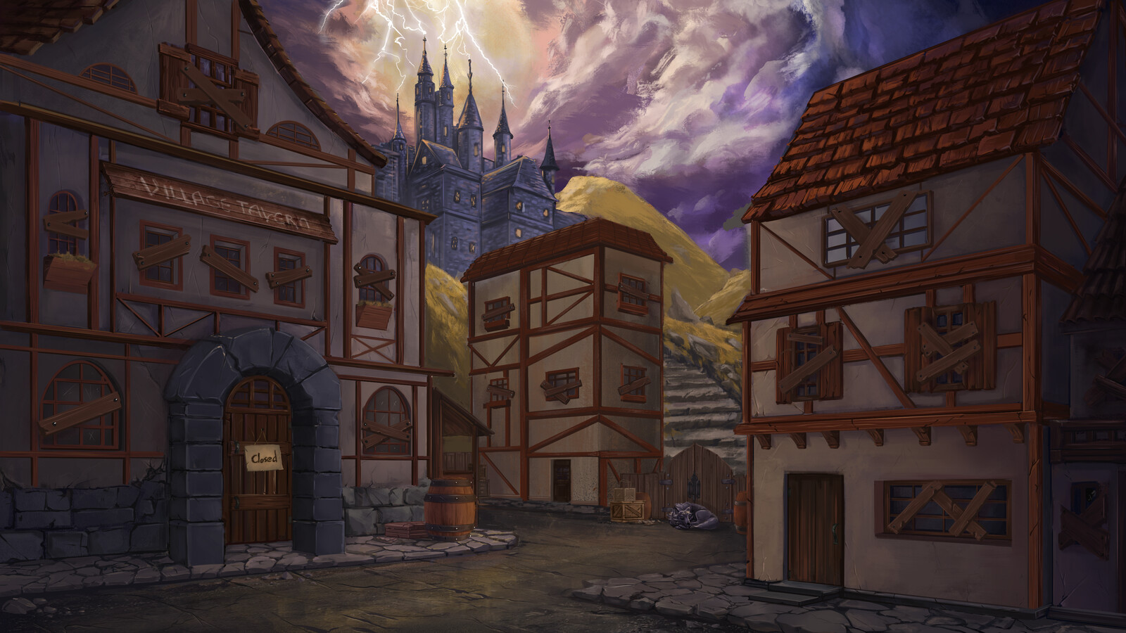 Town Corner of Gernsheim