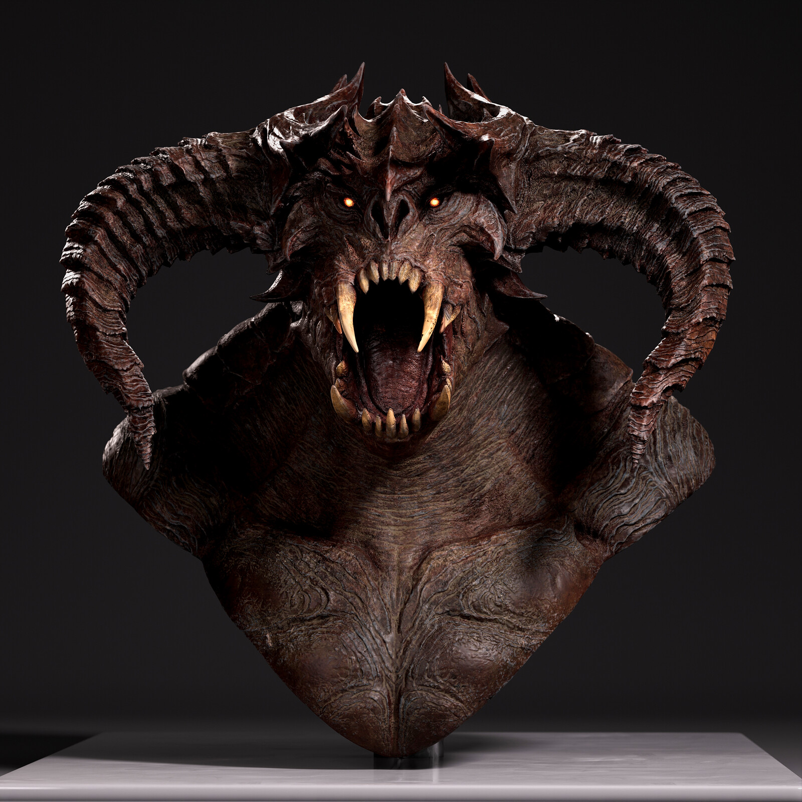 Balrog Bust Concept Sculpt