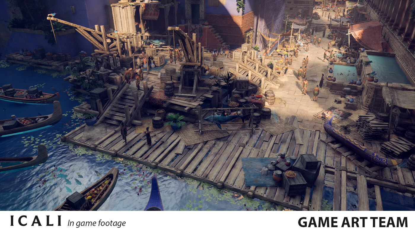 In-game screenshots from the Game team.